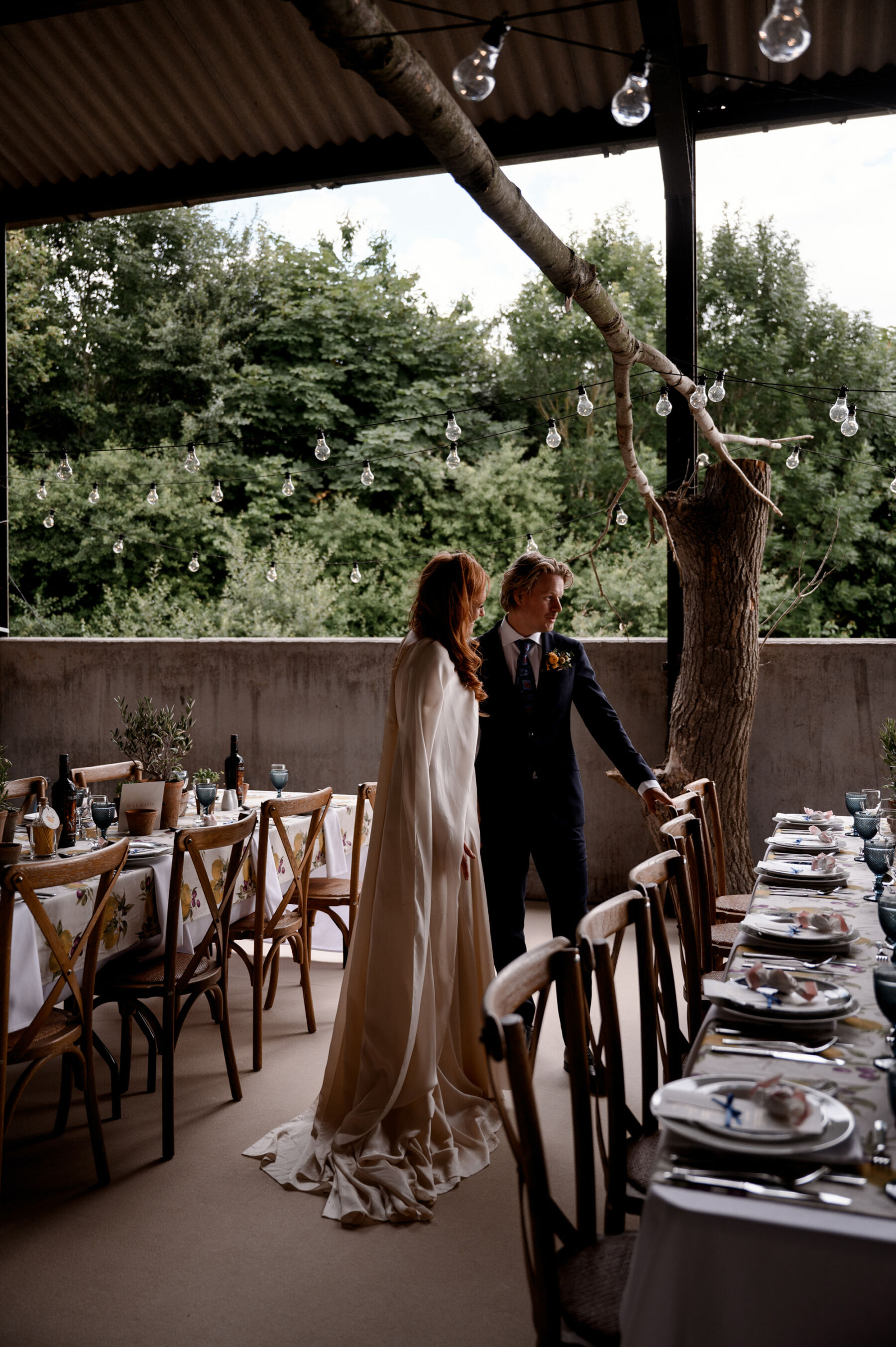 Italian inspired wedding ceremony at Manor Farm in Northamptonshire. Taylor Hughes Photography.