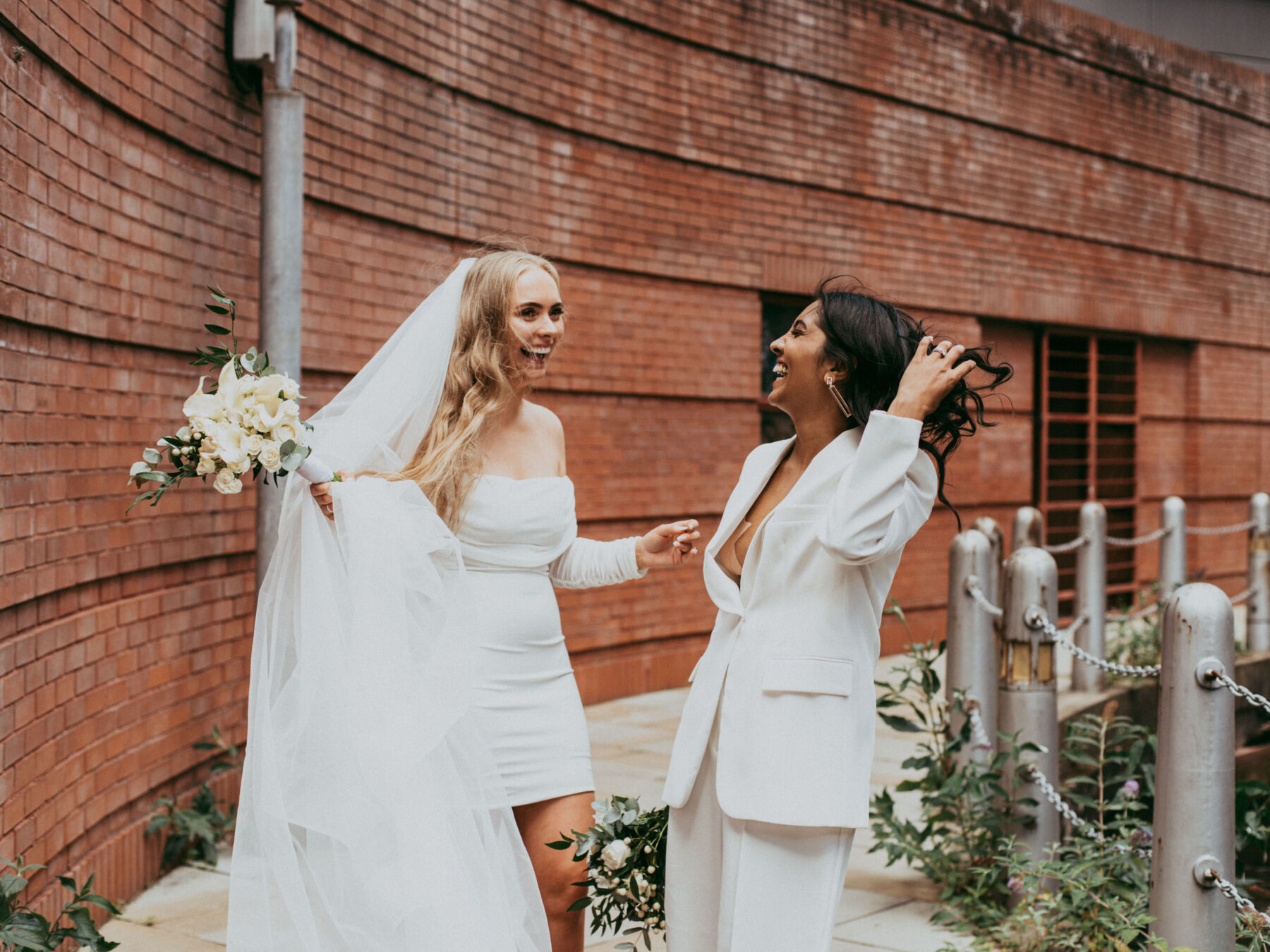 Joyful and Intimate Lesbian, Same Sex Wedding in Manchester photo