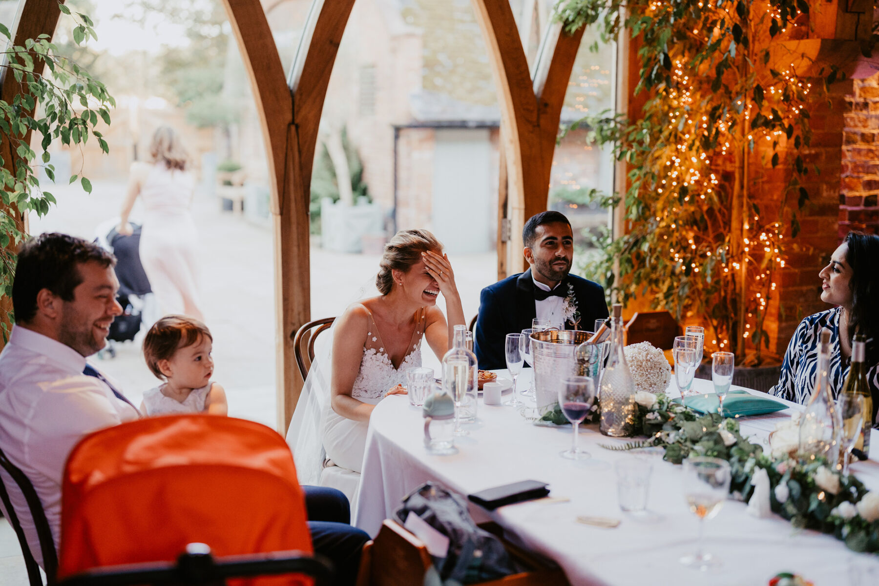 Emotional wedding Shustoke Barn Warwickshire 98