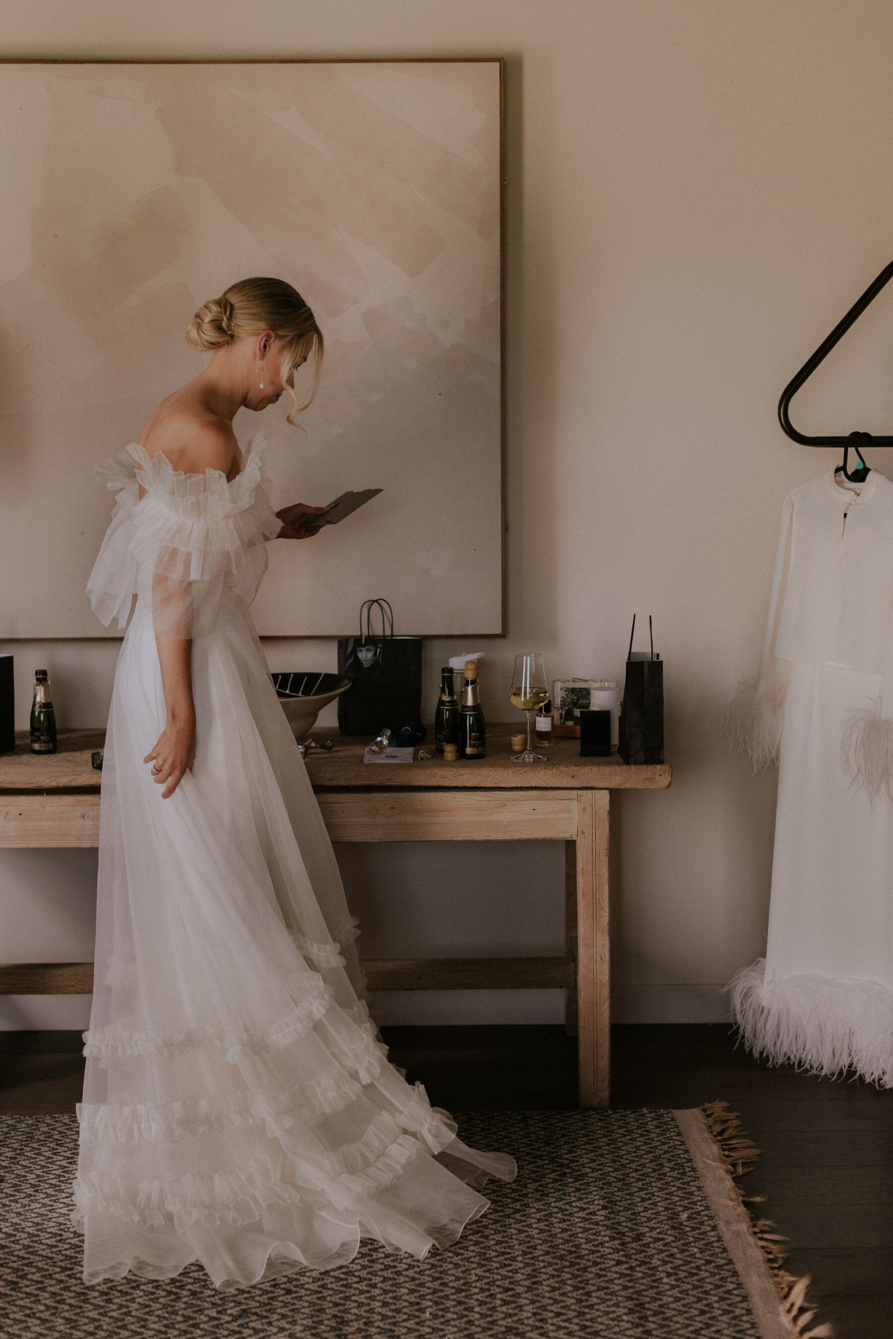 Alice in Halfpenny London for her Elegant English Vineyard Wedding 6 Halfpenny London bride Maja Tsolo Photography 14
