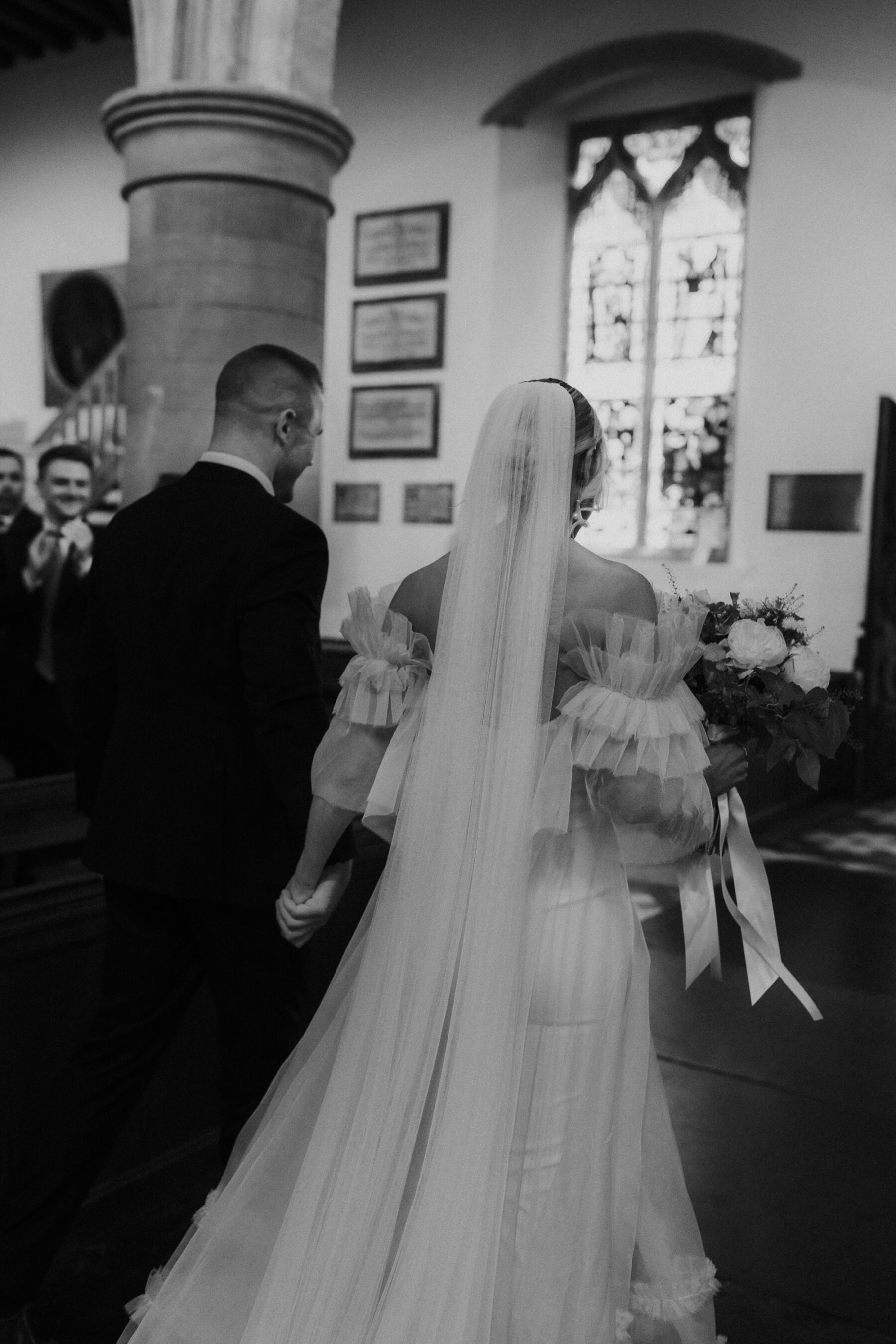 Alice in Halfpenny London for her Elegant English Vineyard Wedding 17 Halfpenny London bride Maja Tsolo Photography 29