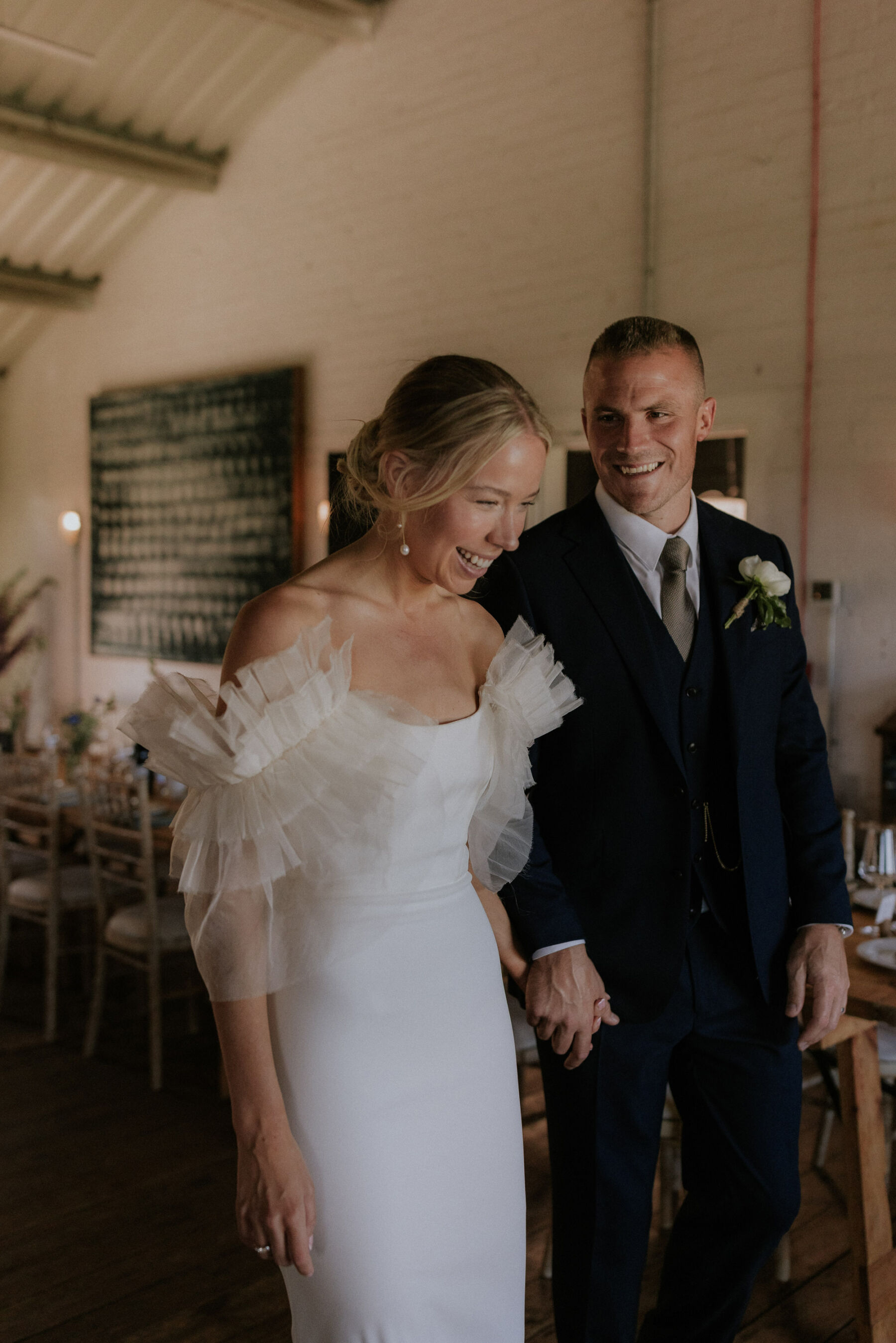 Alice in Halfpenny London for her Elegant English Vineyard Wedding 32 Halfpenny London bride Maja Tsolo Photography 58