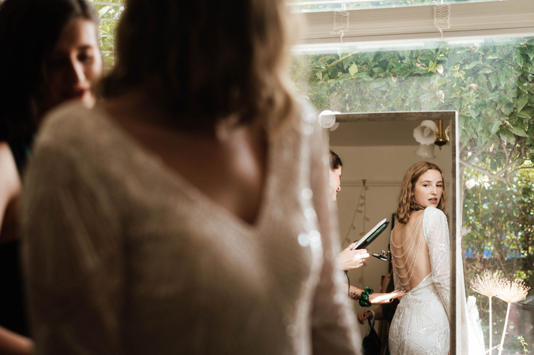 Loeffler Randall wedding shoes. Eliza Jane Howell sequin wedding dress. Robin Goodlad Photography.