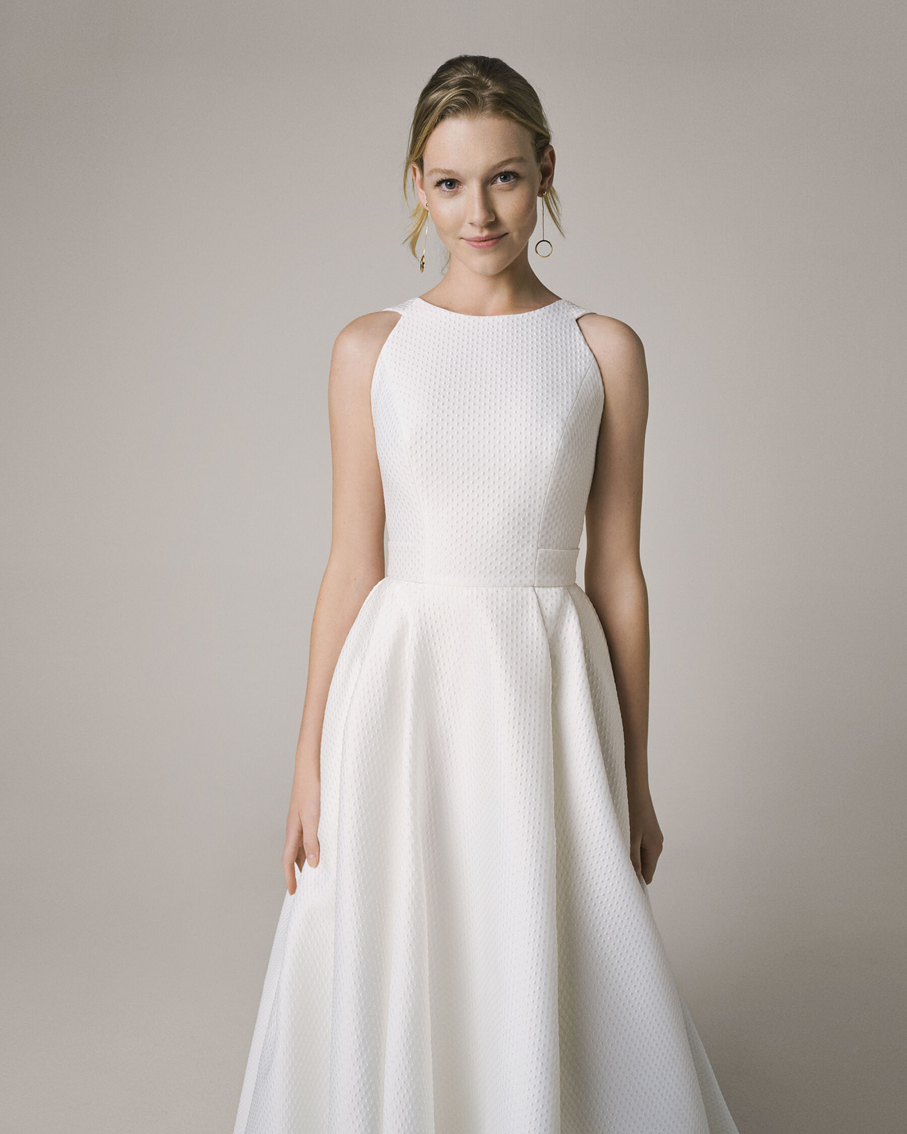 Jesus Peiro bridal fashion. Available at the Miss Bush pop up sample sale, April 2023.