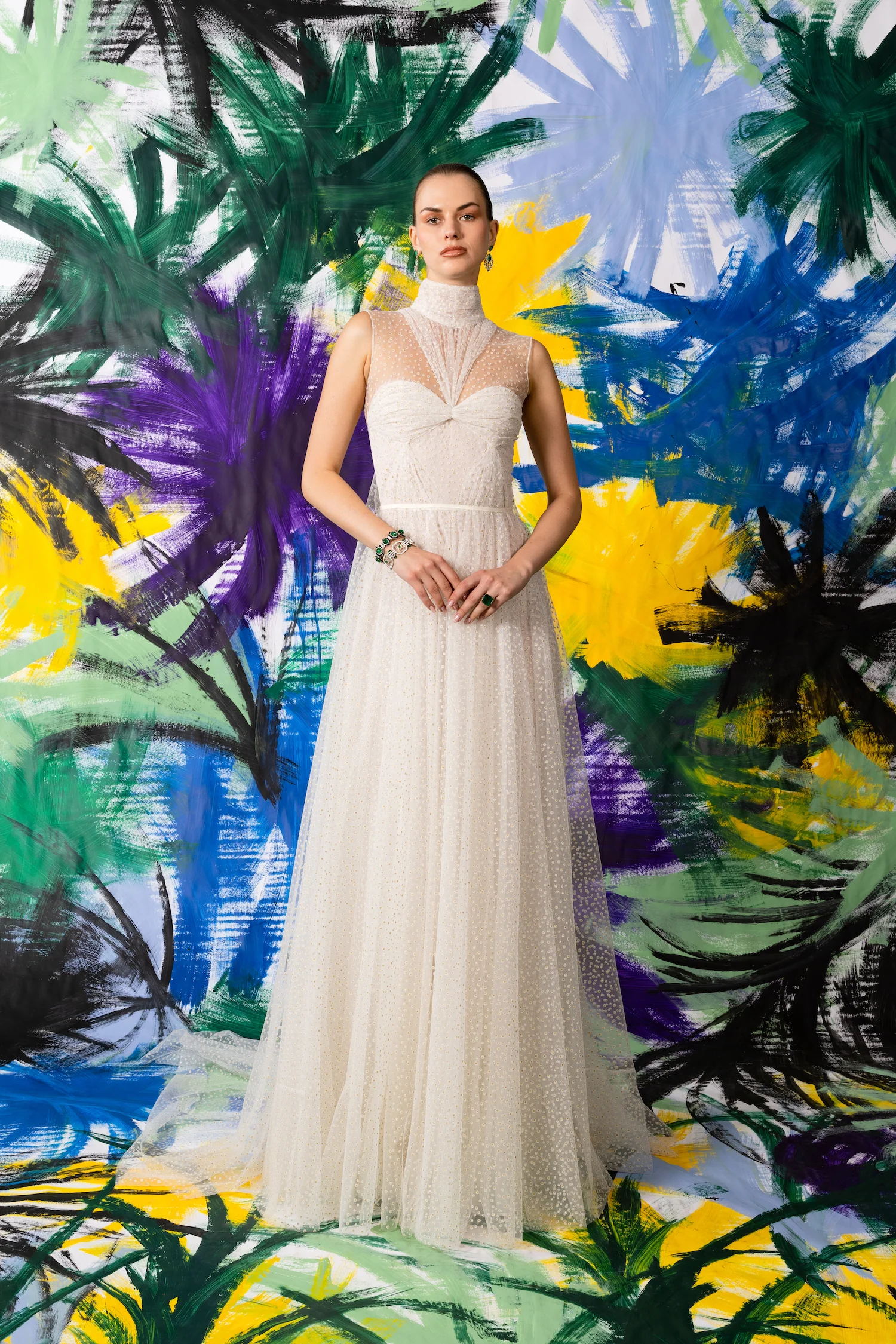 Naeem Khan halterneck wedding dress