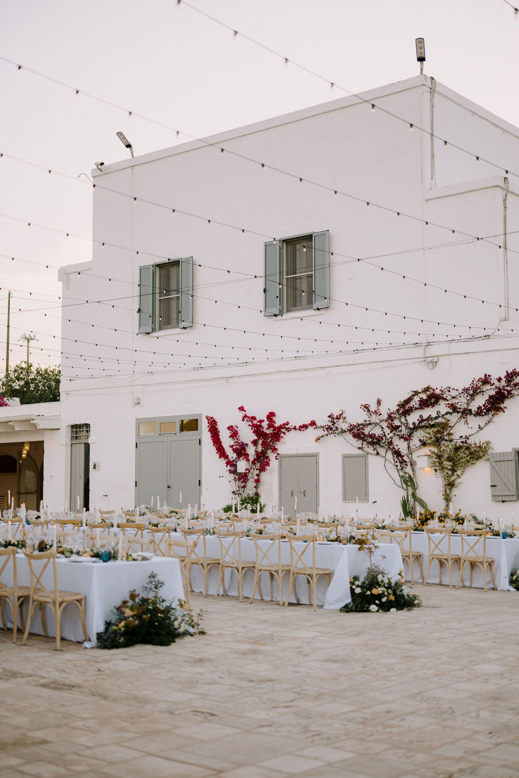 Italian villa wedding.