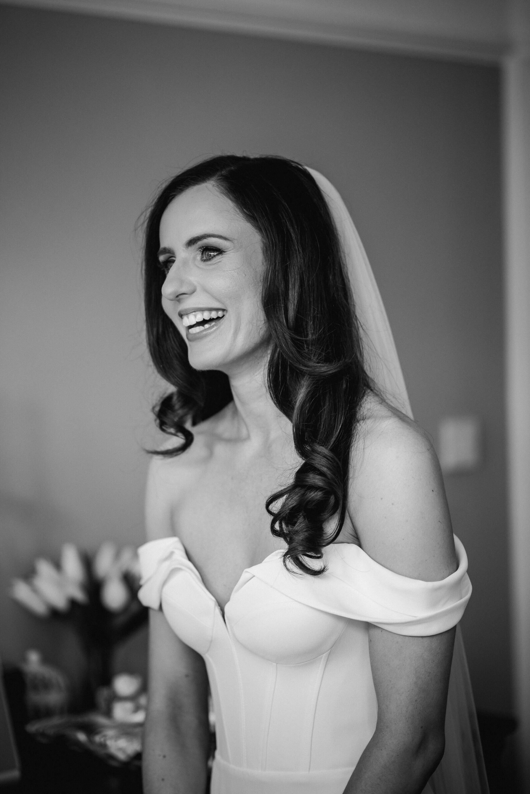 Bride wears Roxy by Suzanne Neville. The Shannons Photography.