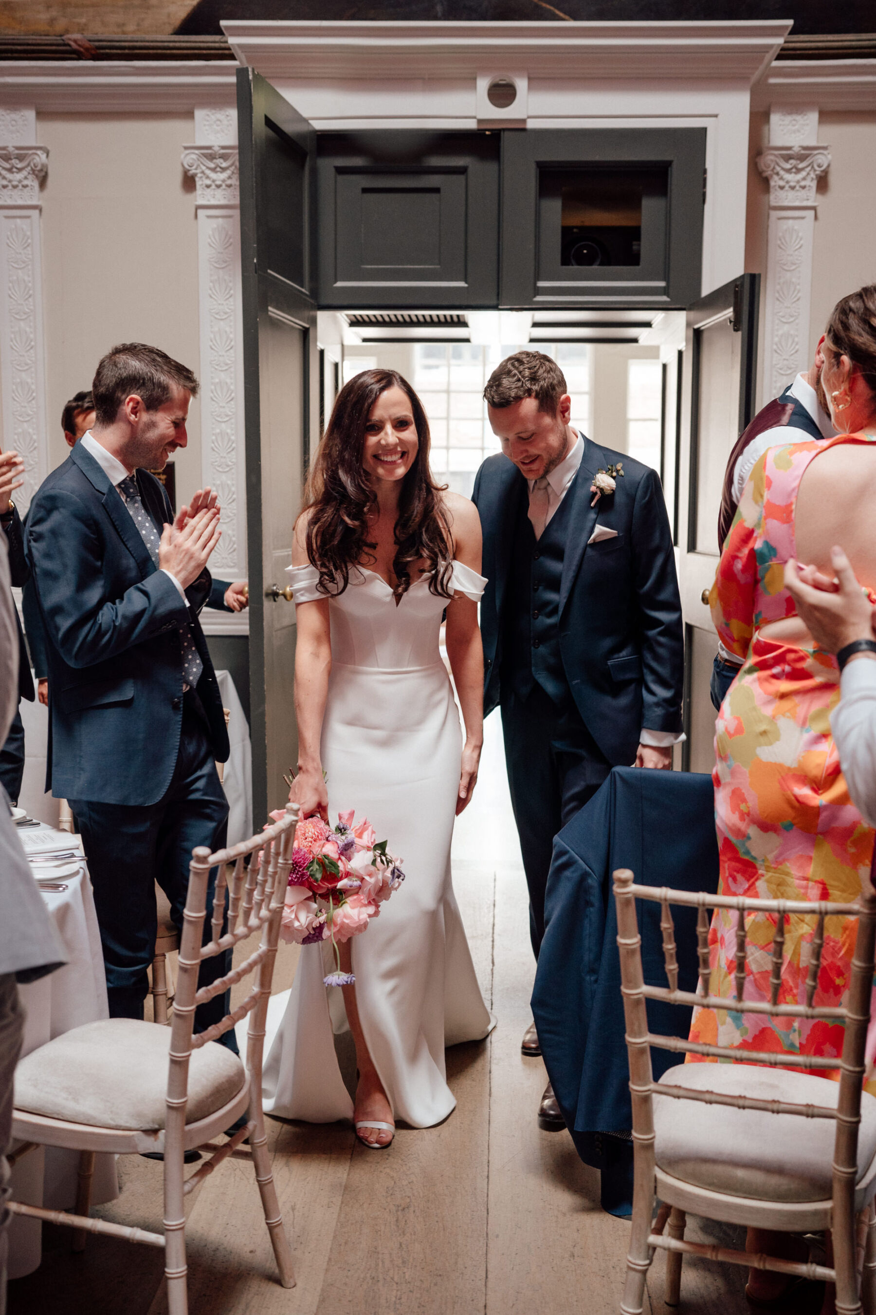 A Classy & Elegant RSA House Wedding for Sara, in Roxy by Suzanne Neville 26 RSA House wedding, London. Bride wears Suzanne Neville.The Shannons Photography.
