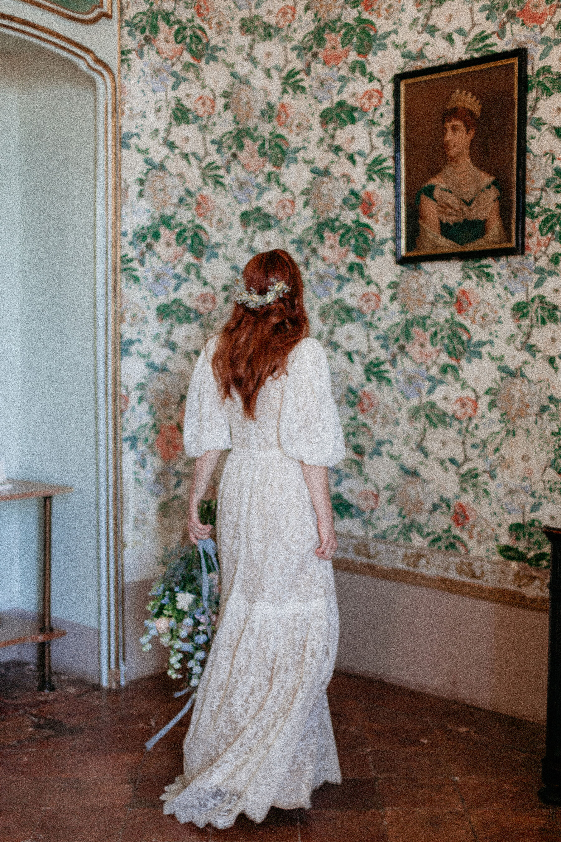Katya Katya London vintage inspired lace wedding dress.