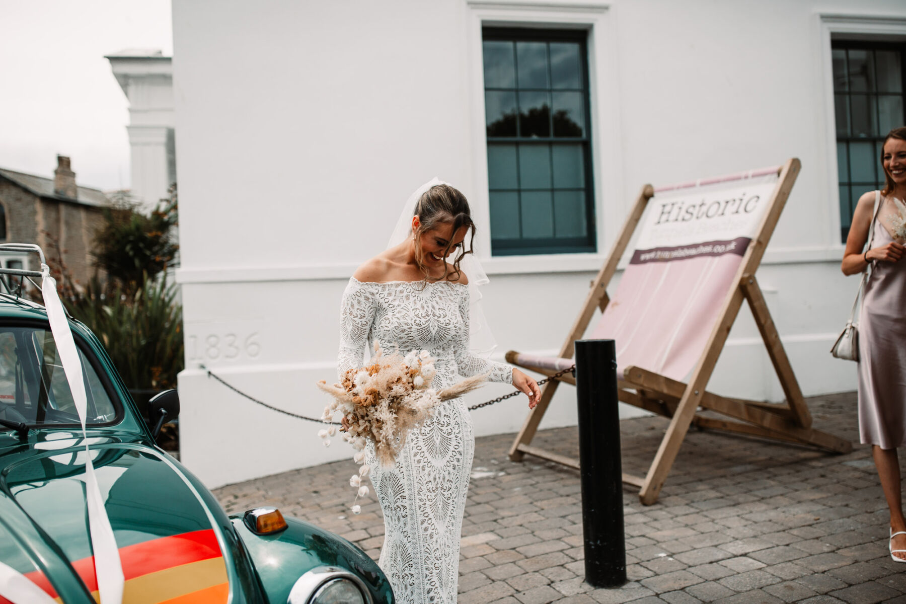 A Devon Wedding with a Sea View for Georgie in Grace Loves Lace 14 Grace Loves Lace wedding dress