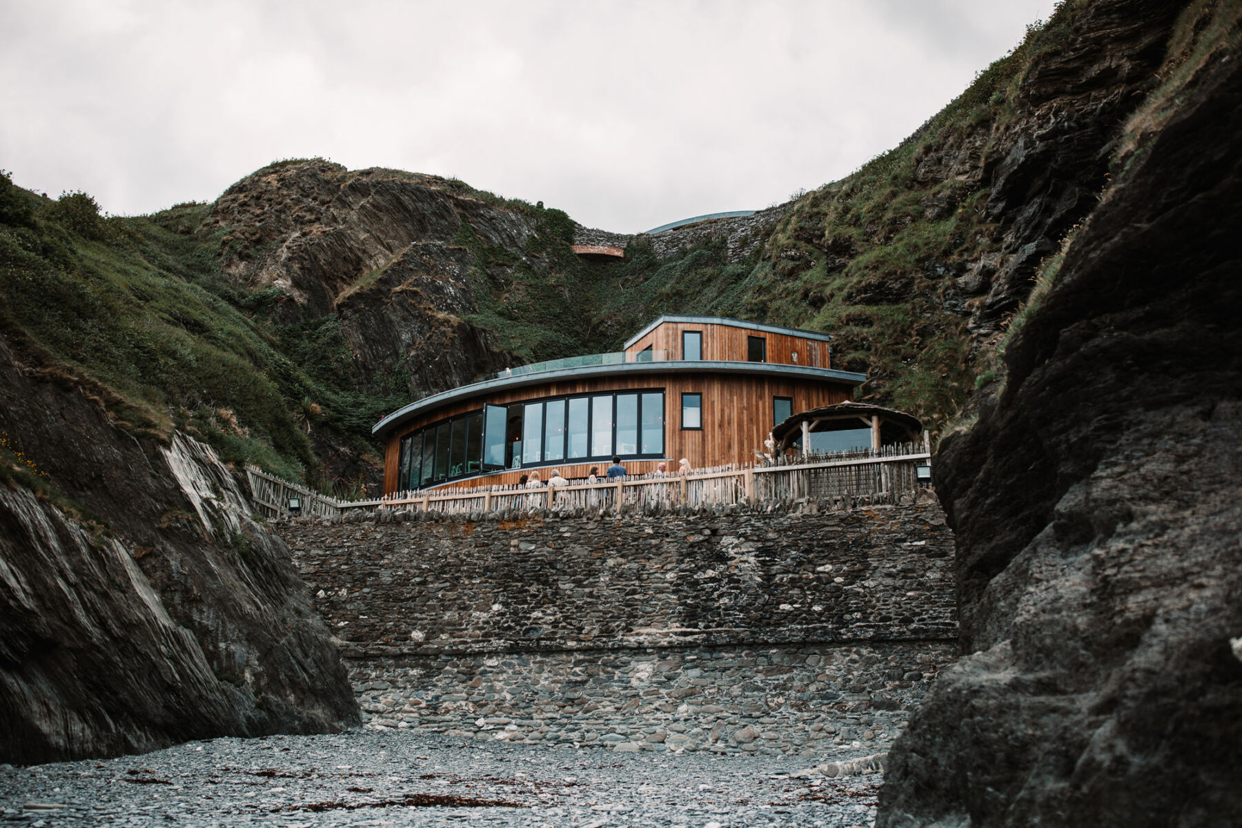 A Devon Wedding with a Sea View for Georgie in Grace Loves Lace 10 Tunnels Beaches wedding venue, Devon