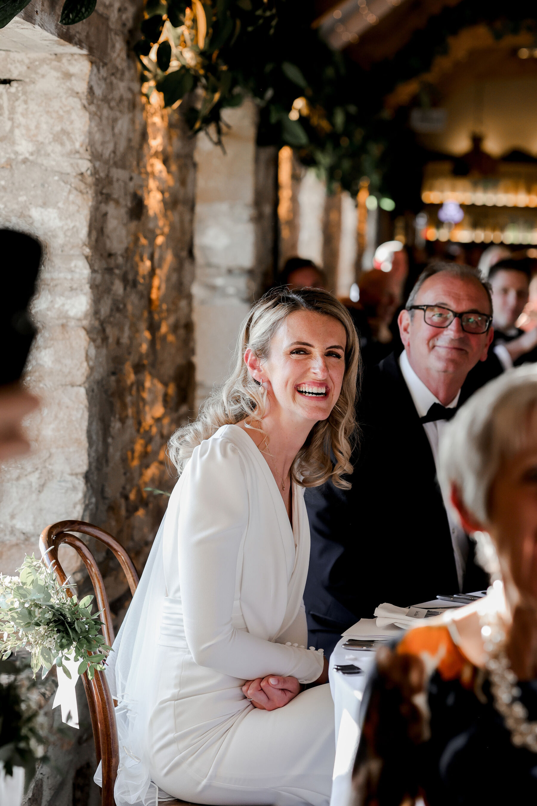 A Black Tie Wedding at Healey Barn in Northumberland for Naomi in Pronovias 36 Healey Barn Wedding Northumberland 139