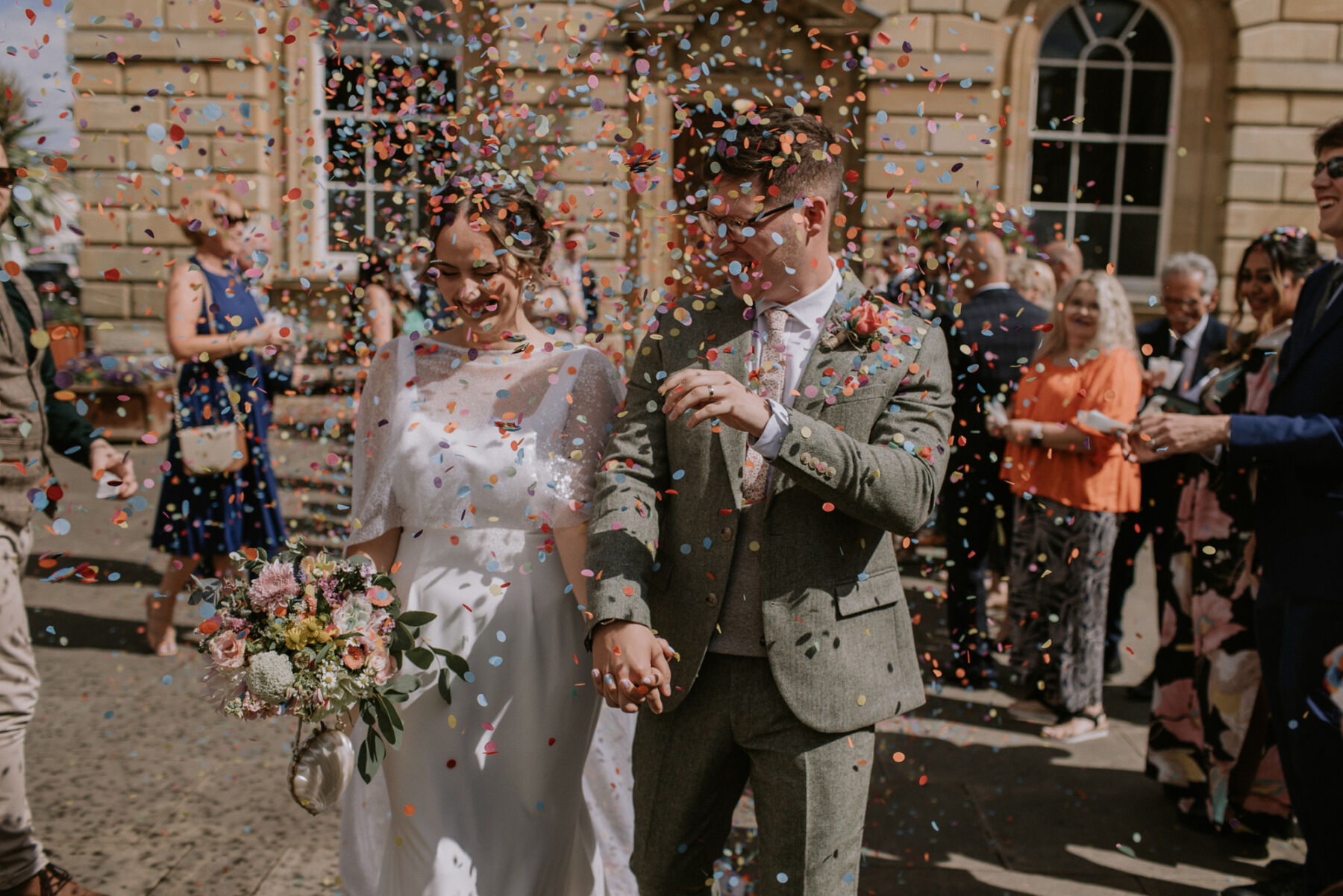 Colourful confetti