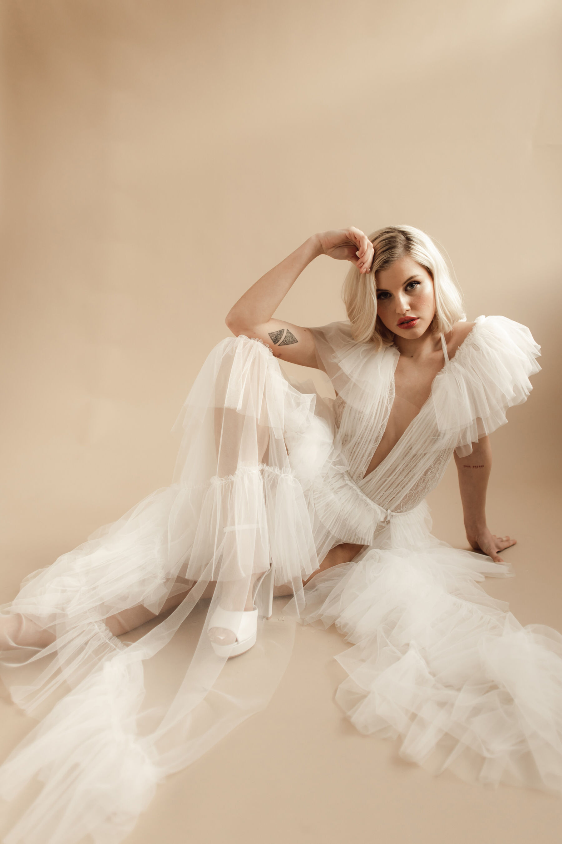 Introducing 'Reflection' by Kate Fearnley - The 2023 Bridal Collection 15 Kate Fearnley tulle bridal overskirt