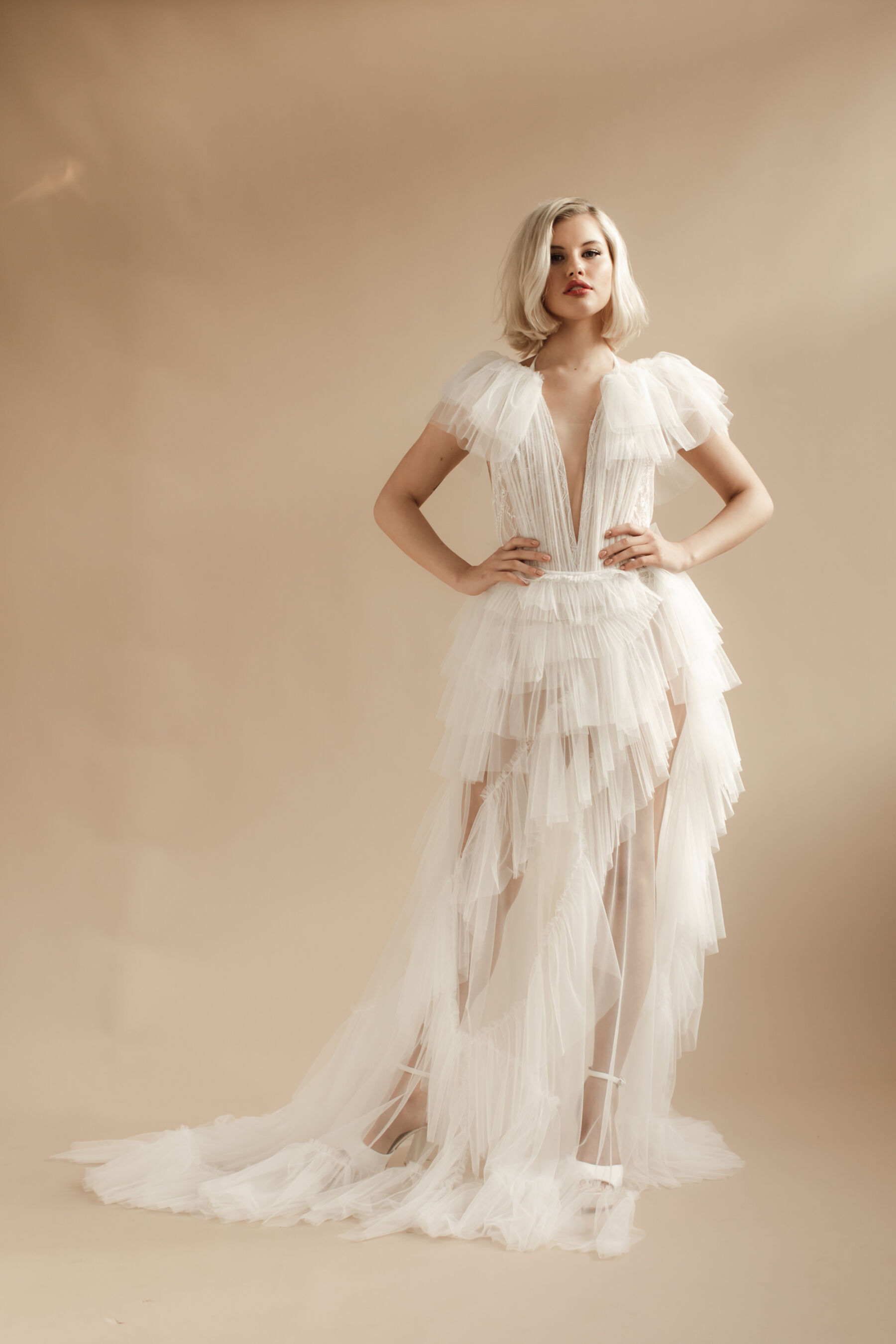 Introducing 'Reflection' by Kate Fearnley - The 2023 Bridal Collection 14 Kate Fearnley tulle bridal overskirt