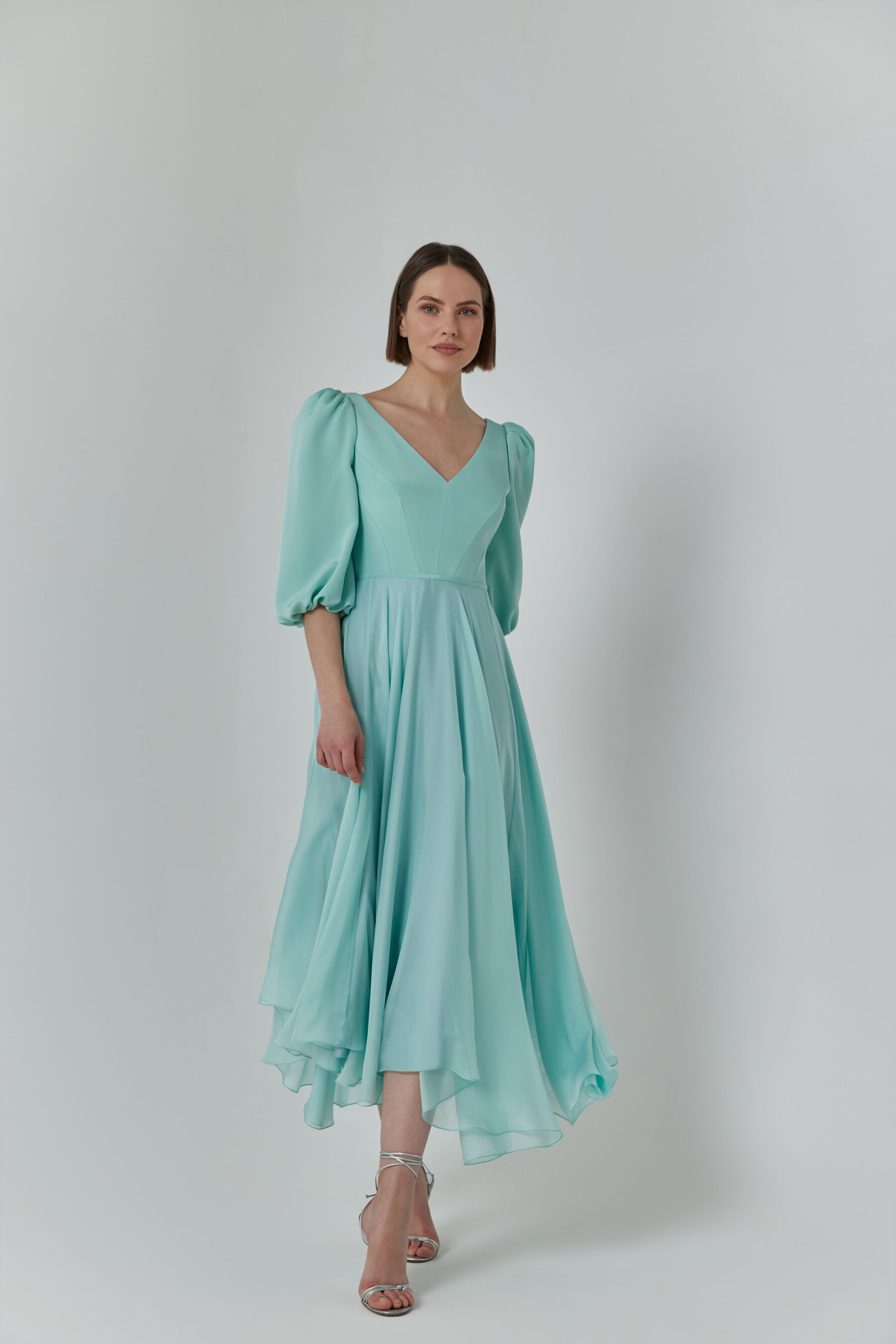 The Most Stylish Mother of the Bride Outfits 6 Pale green mother of the bride dress, Sassi Holford.