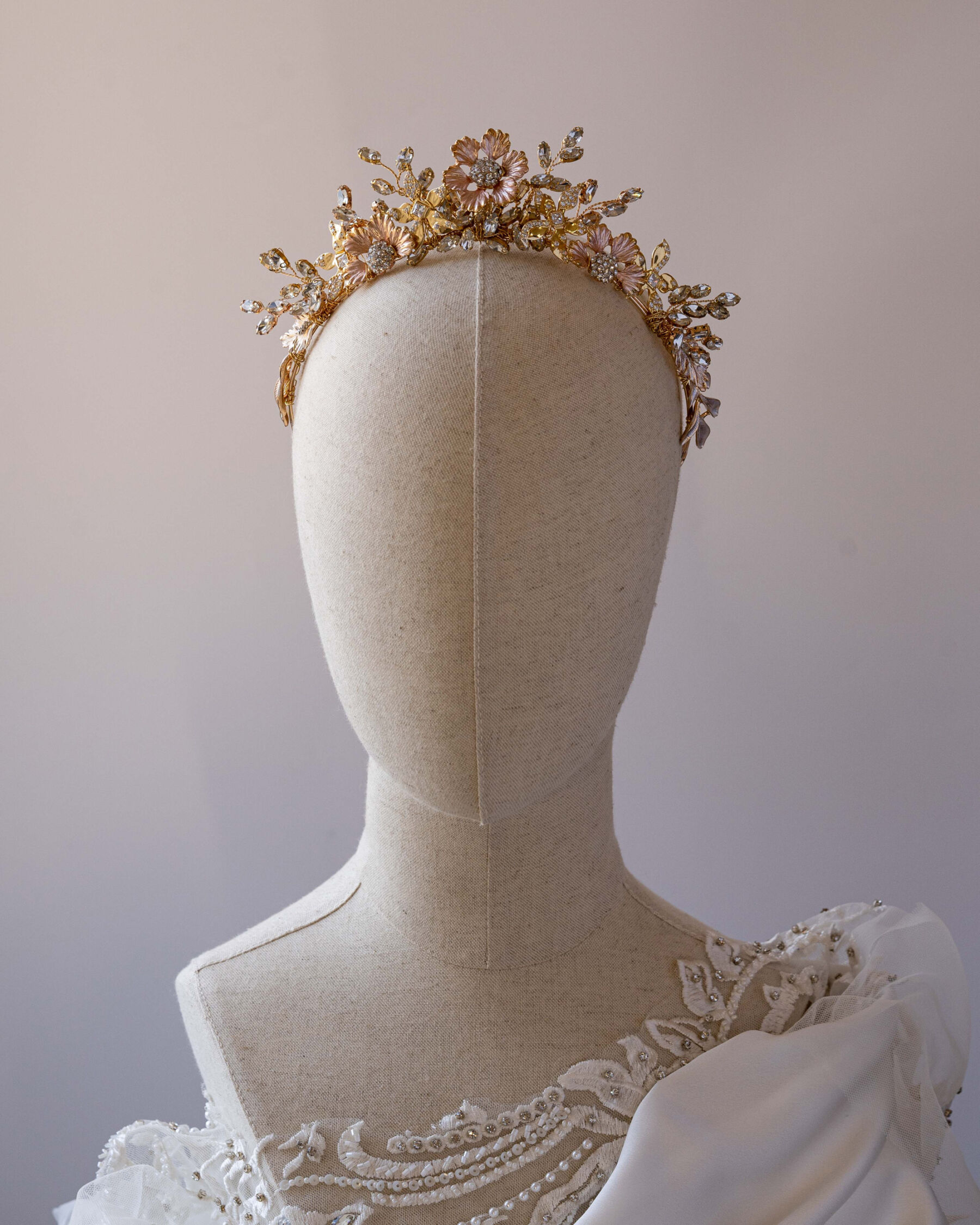 Victoria Percival 14k gold bridal headpiece