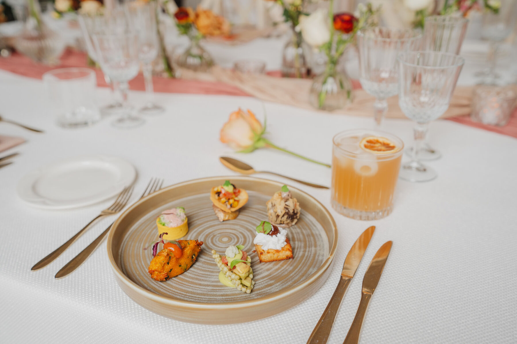 How to Create a Beautiful Sustainable Wedding on a Small Budget, with 41 Portland Place, London 9 Sustainable vegan and plant based wedding food served at 41 Portland Place wedding venue, London.