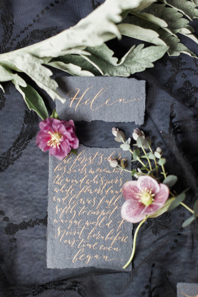 By Moon & Tide Wedding Calligraphy