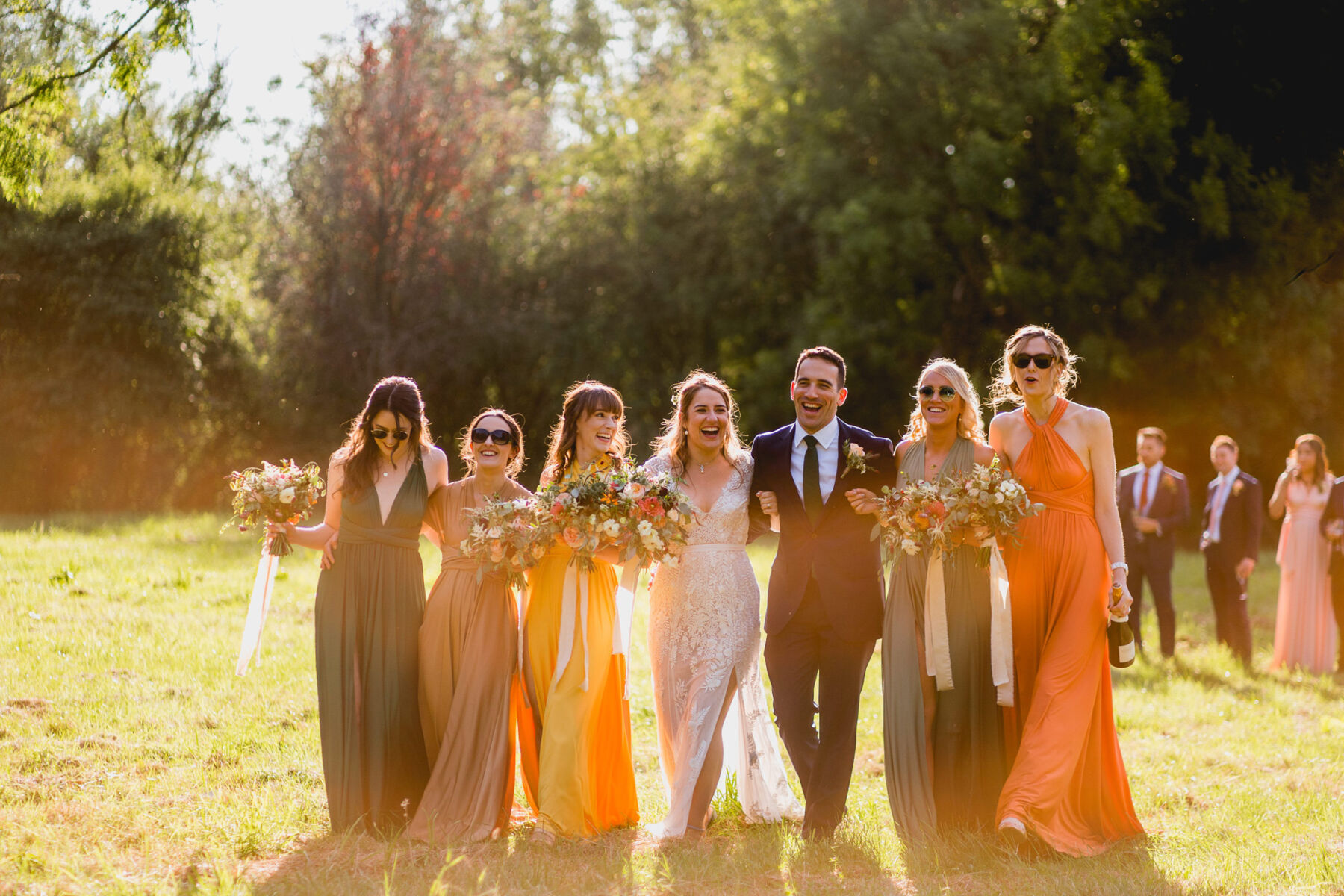 Georgie in Hermione de Paula for her Colourful & Joyful Wedding at Bittenham Springs in Gloucestershire 31 Hermione de Paula Bride 37 1