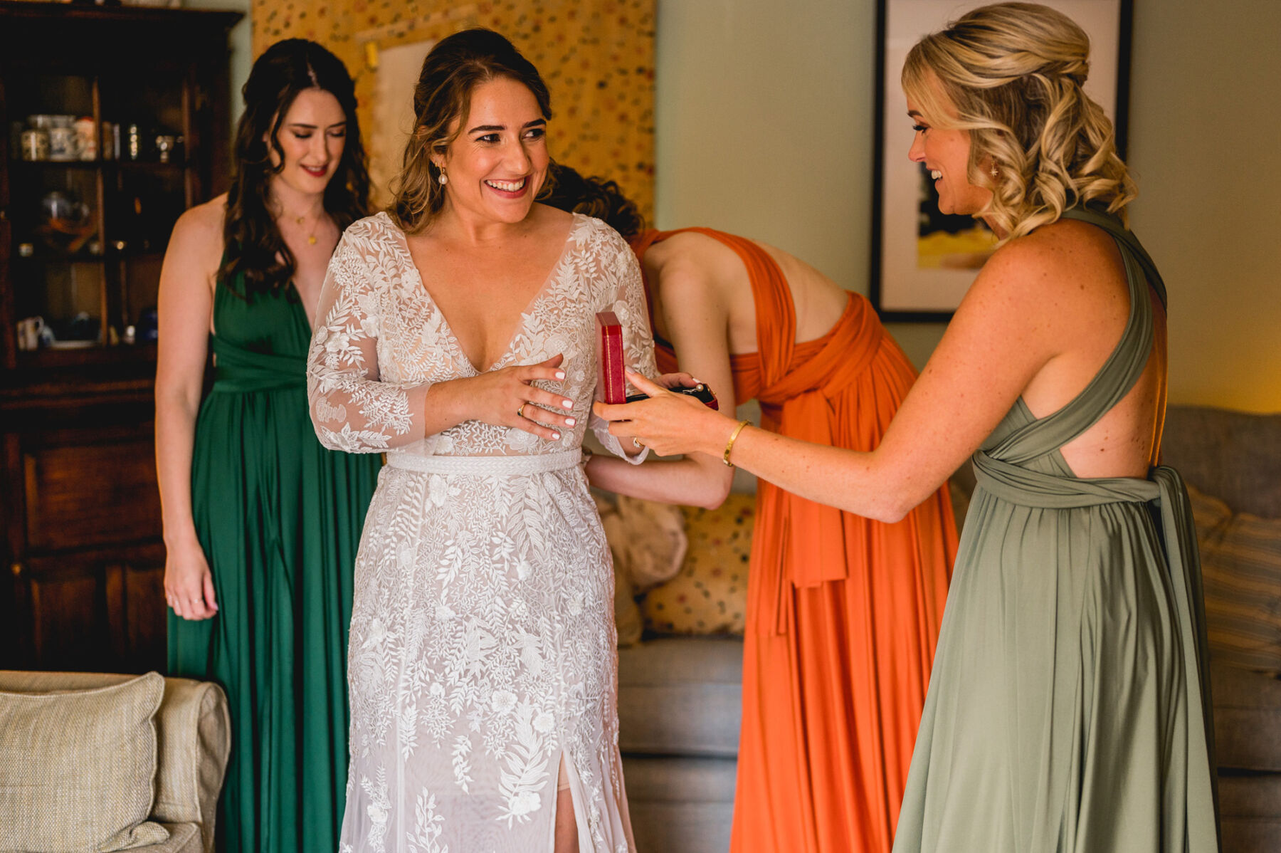 Georgie in Hermione de Paula for her Colourful & Joyful Wedding at Bittenham Springs in Gloucestershire 9 Hermione de Paula Bride 57 1