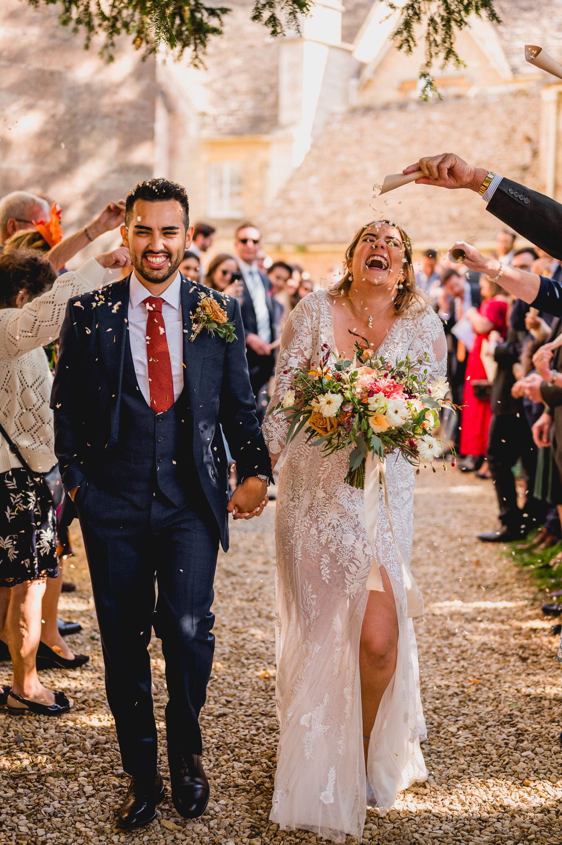 Georgie in Hermione de Paula for her Colourful & Joyful Wedding at Bittenham Springs in Gloucestershire 24 Hermione de Paula Bride 79 1