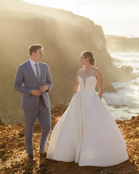 Portugal Elopement, destination elopement Europe, beach elopement