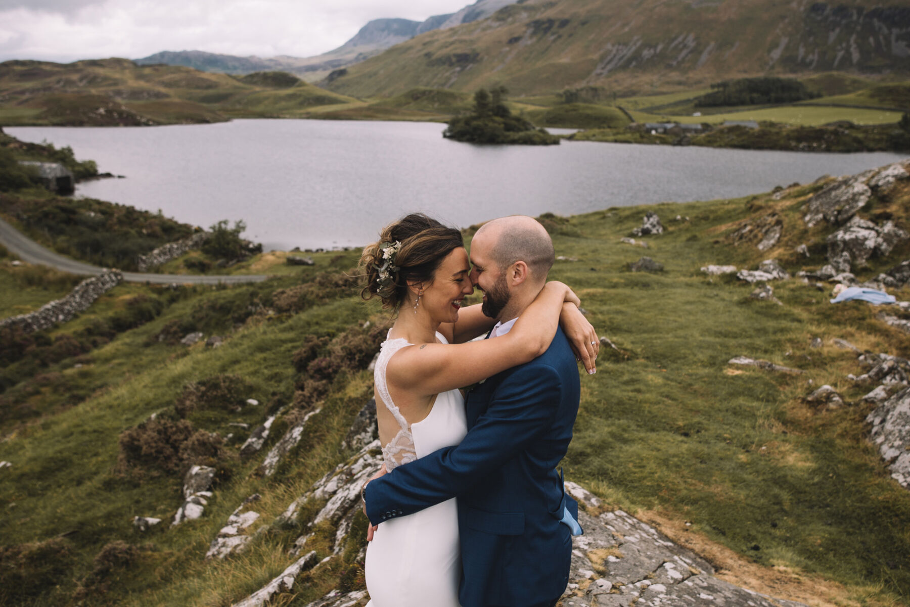 Pronovias bride wedding in Wales 121