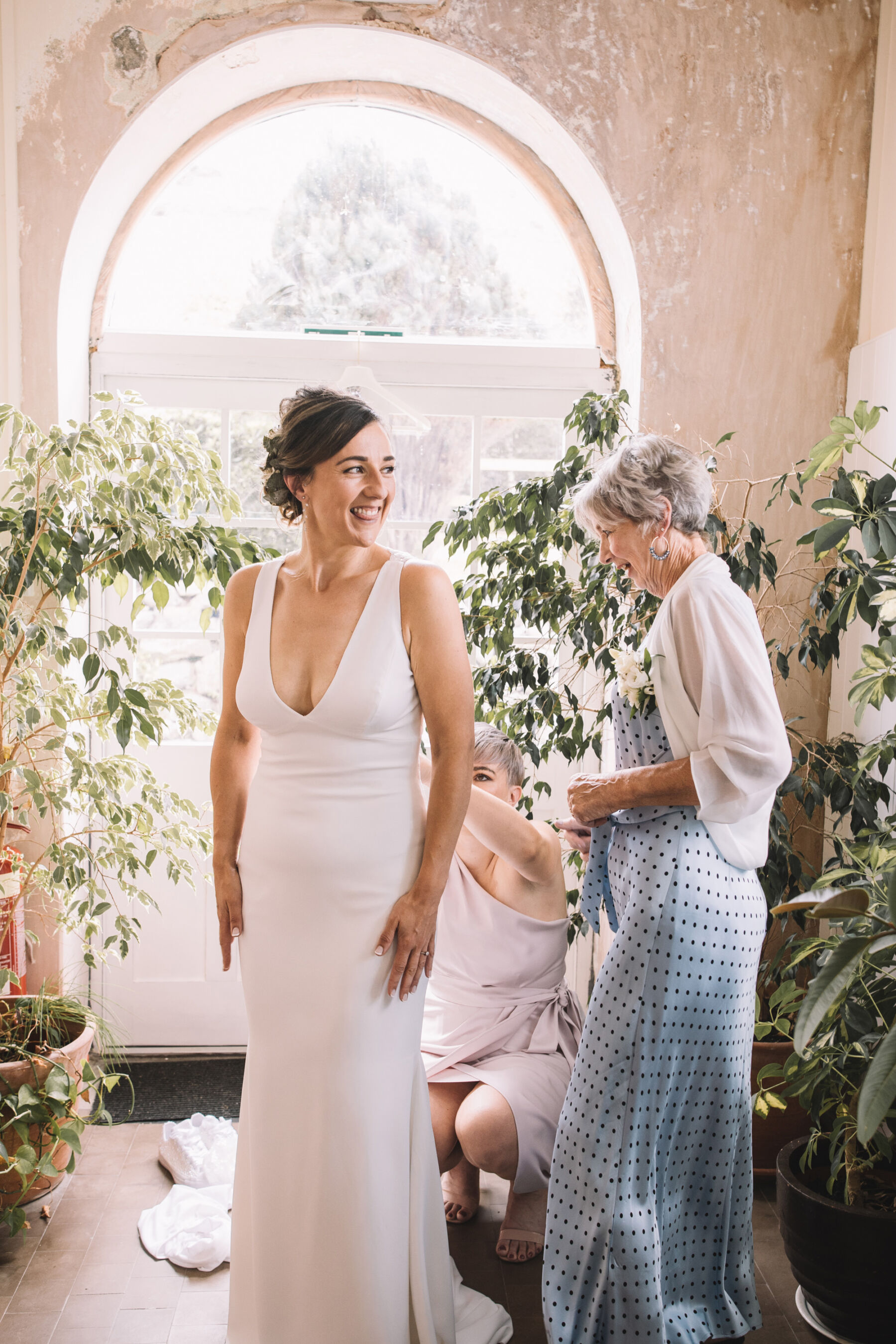 Dawn in Pronovias for her Lovely & Laidback Lakeside Wedding in Wales 8 Pronovias wedding dress