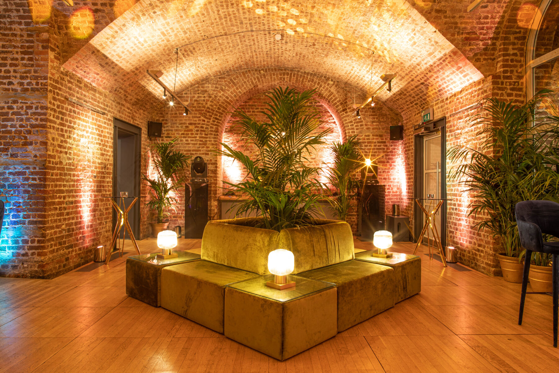 The vaults at RSA House, sustainable London wedding venue