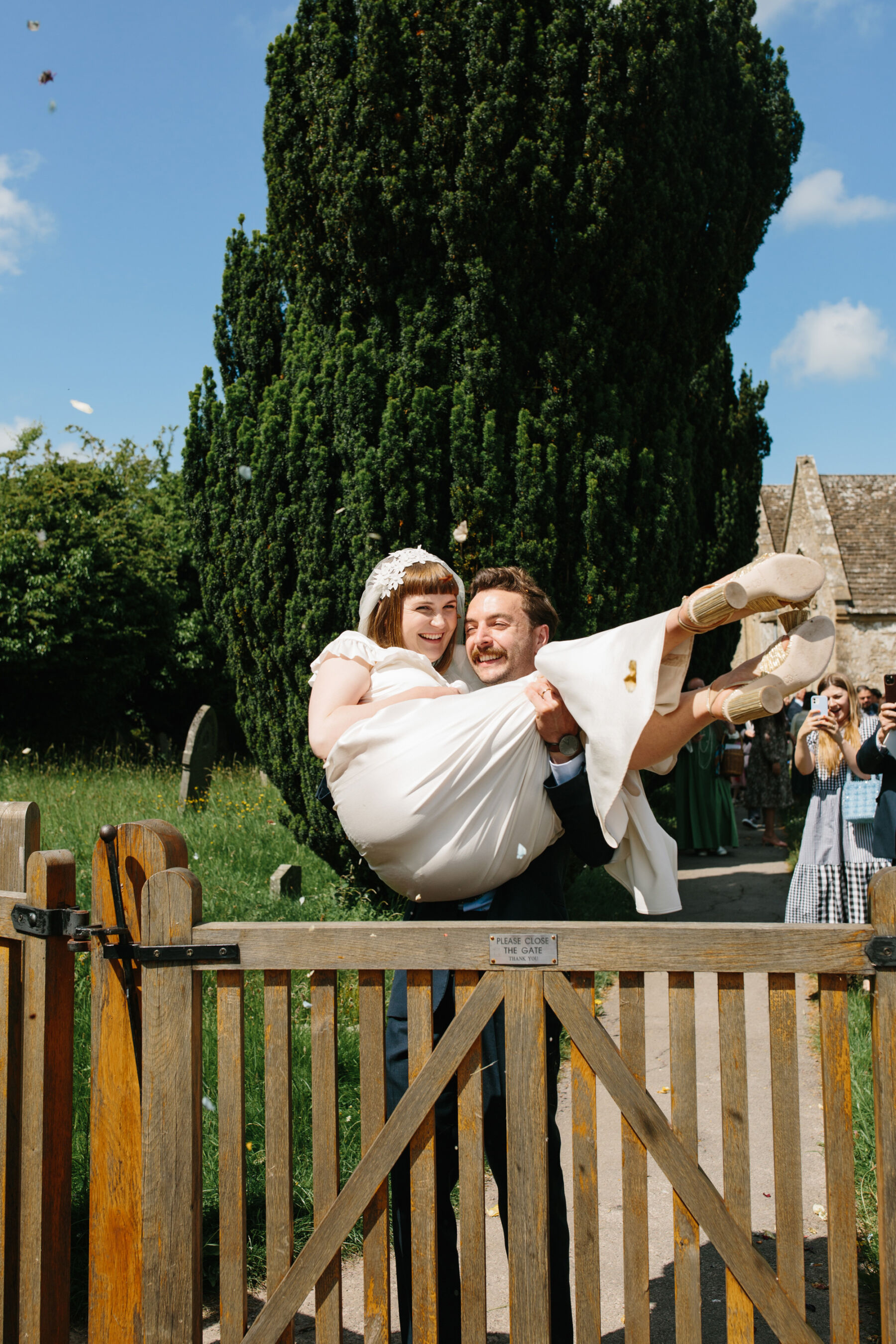A Lilly Ingenhoven Dress & Loeffler Randal Shoes for a Child Friendly Wedding in the Cotswolds 23 Cotswolds Wedding Lily Ingenhoven dress 154