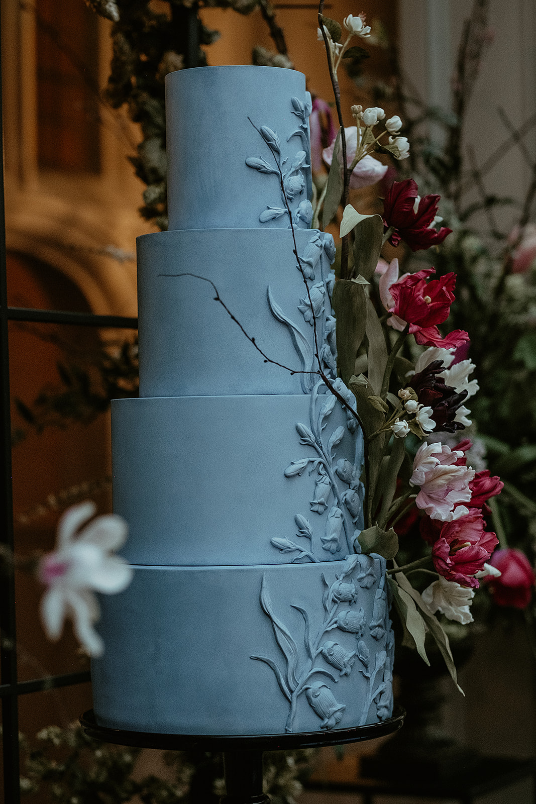 Bluebell wedding cake by Ben The Cake Man at Hampton Mamor.