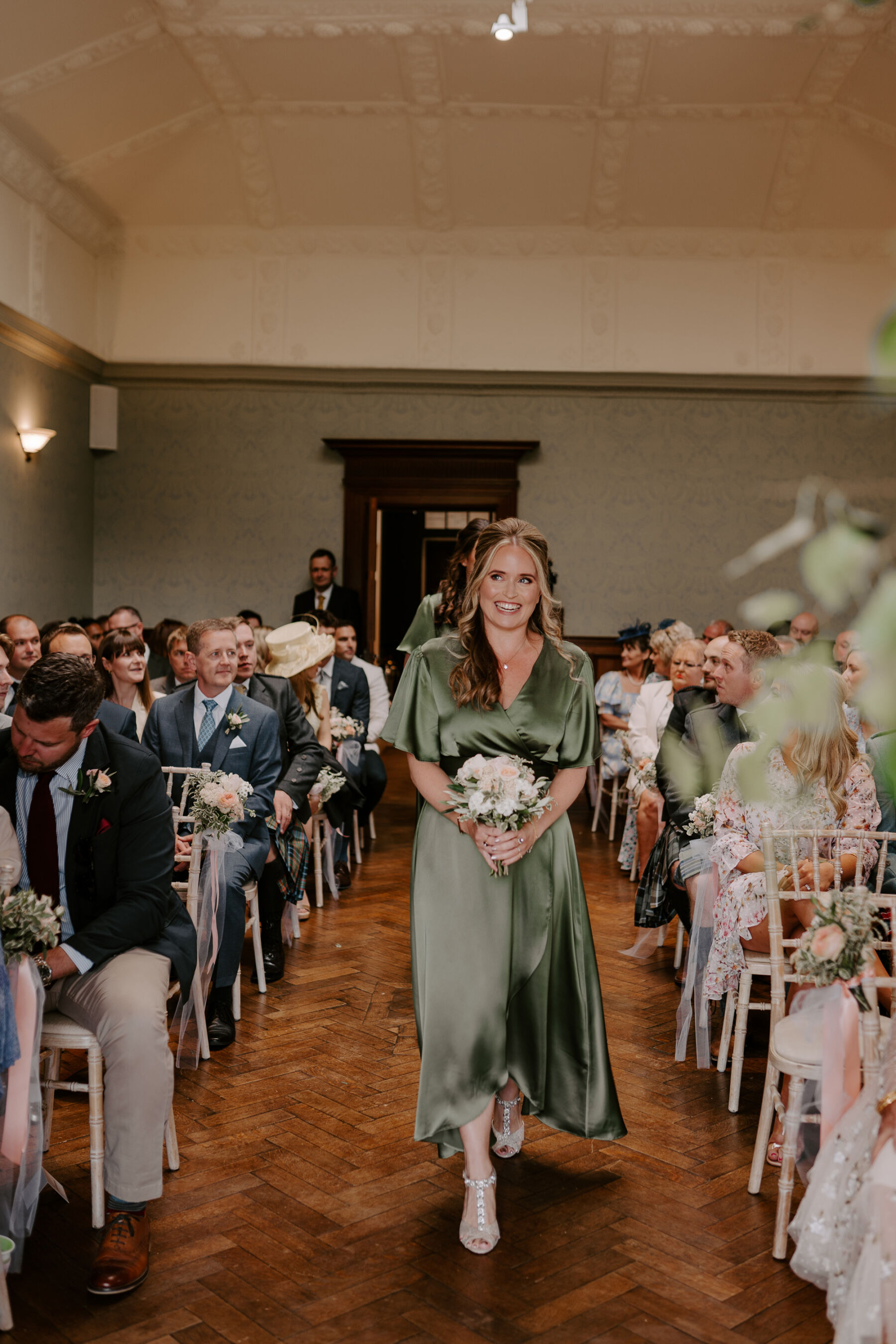 Jenny Packham bride Burtonfields Hall Wedding 140