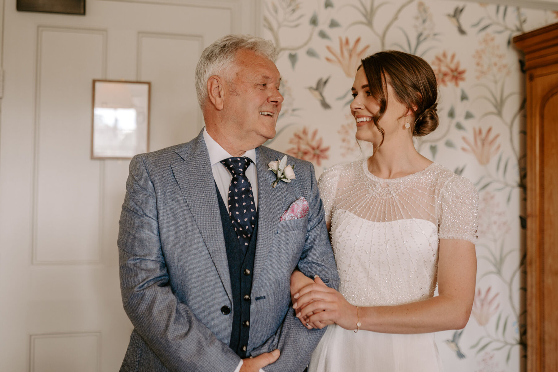 Jenny Packham bride Burtonfields Hall Wedding 145