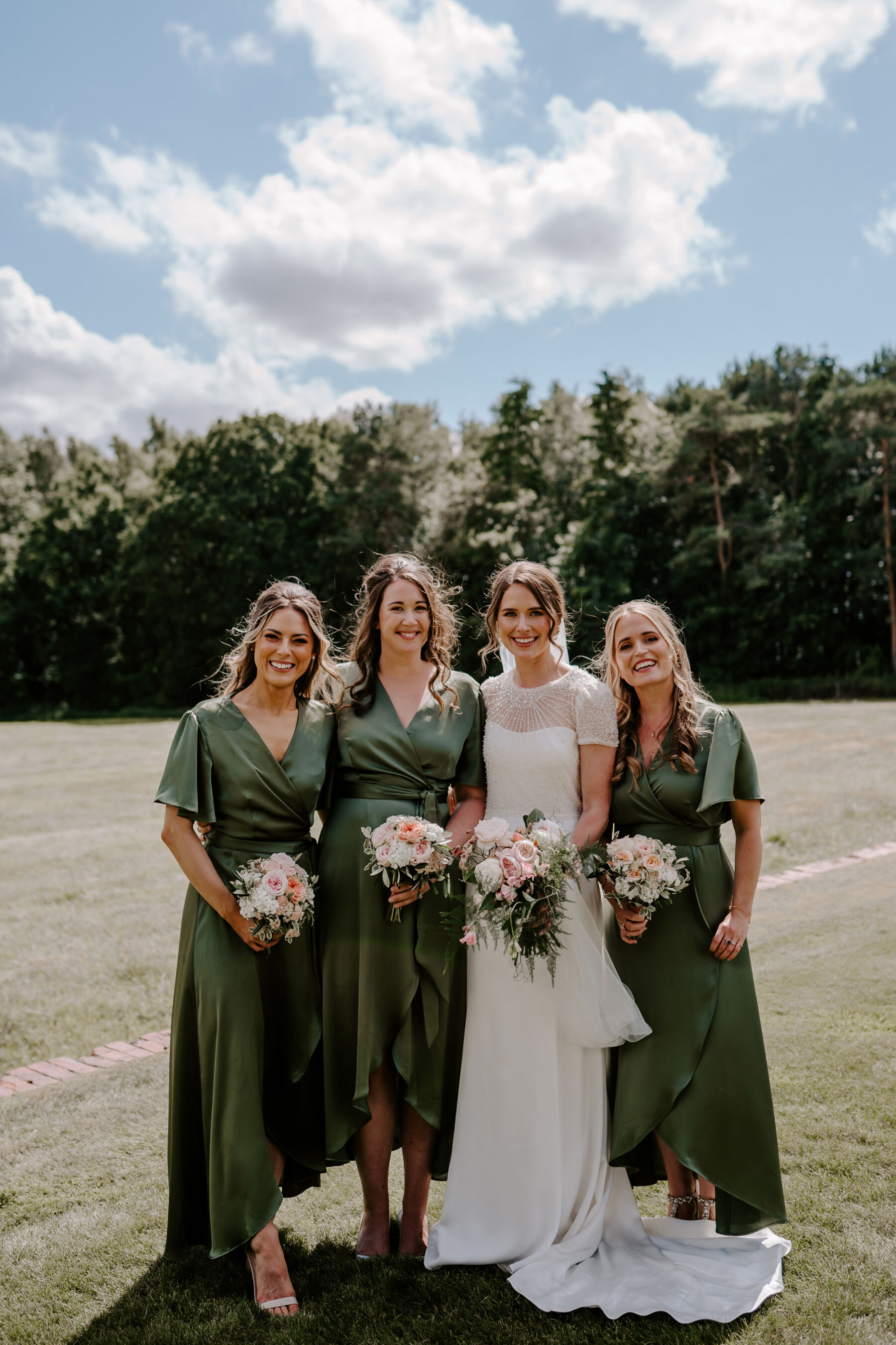 Jenny Packham bride Burtonfields Hall Wedding 51