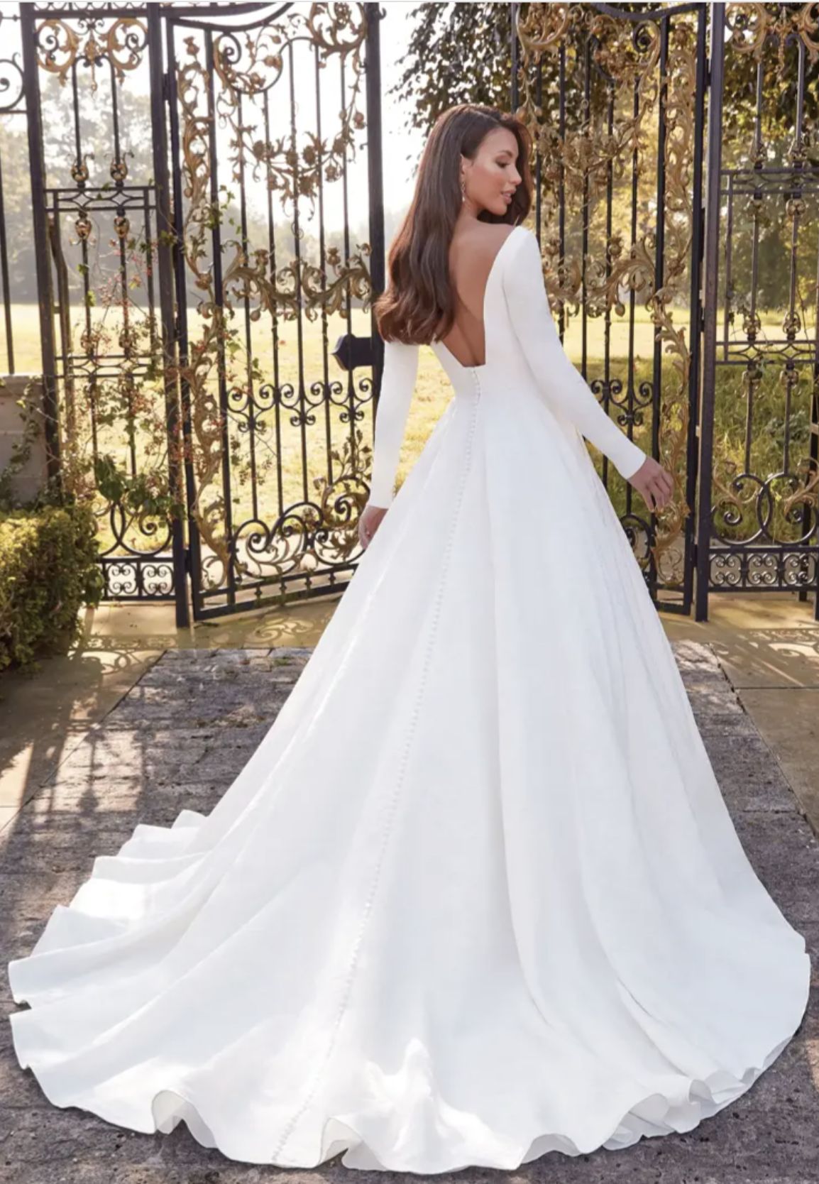 Fross Wedding Collections Bridal Boutique Is Moving to Crockstead Farm, East Sussex 2 Justin Alexander wedding dress.
