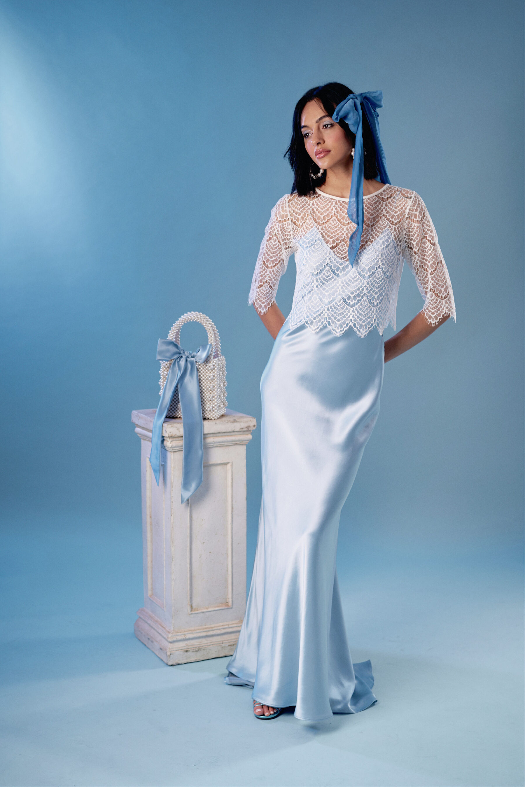 Kate Beaumont: Dopamine Dressing For Brides With Coloured Wedding Dresses 10 KateBeaumont ColourBlockShoot 36