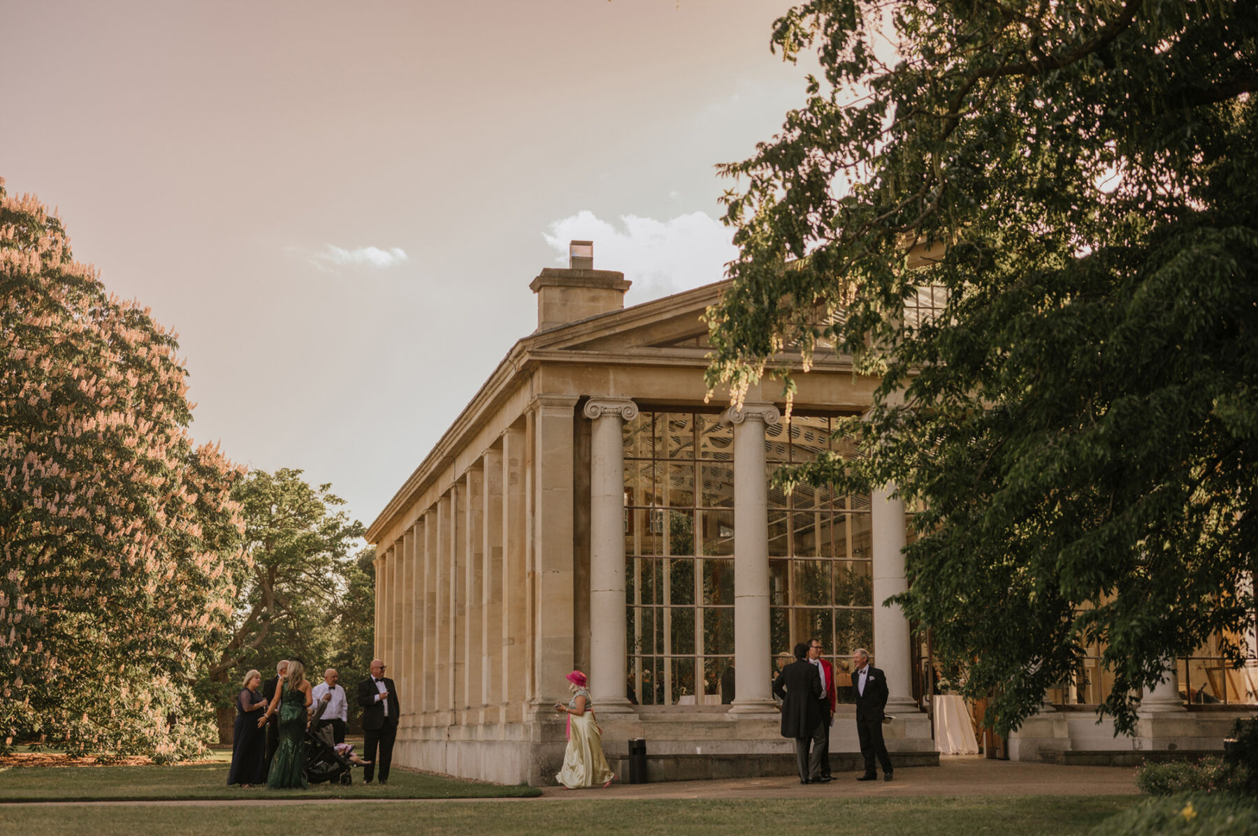 A Classy and Timeless Kew Gardens Wedding for Caroline in a Rosa Clara Bridal Gown & Mantilla Veil 36 Kew Gardens wedding Dominique Bader Photography 123