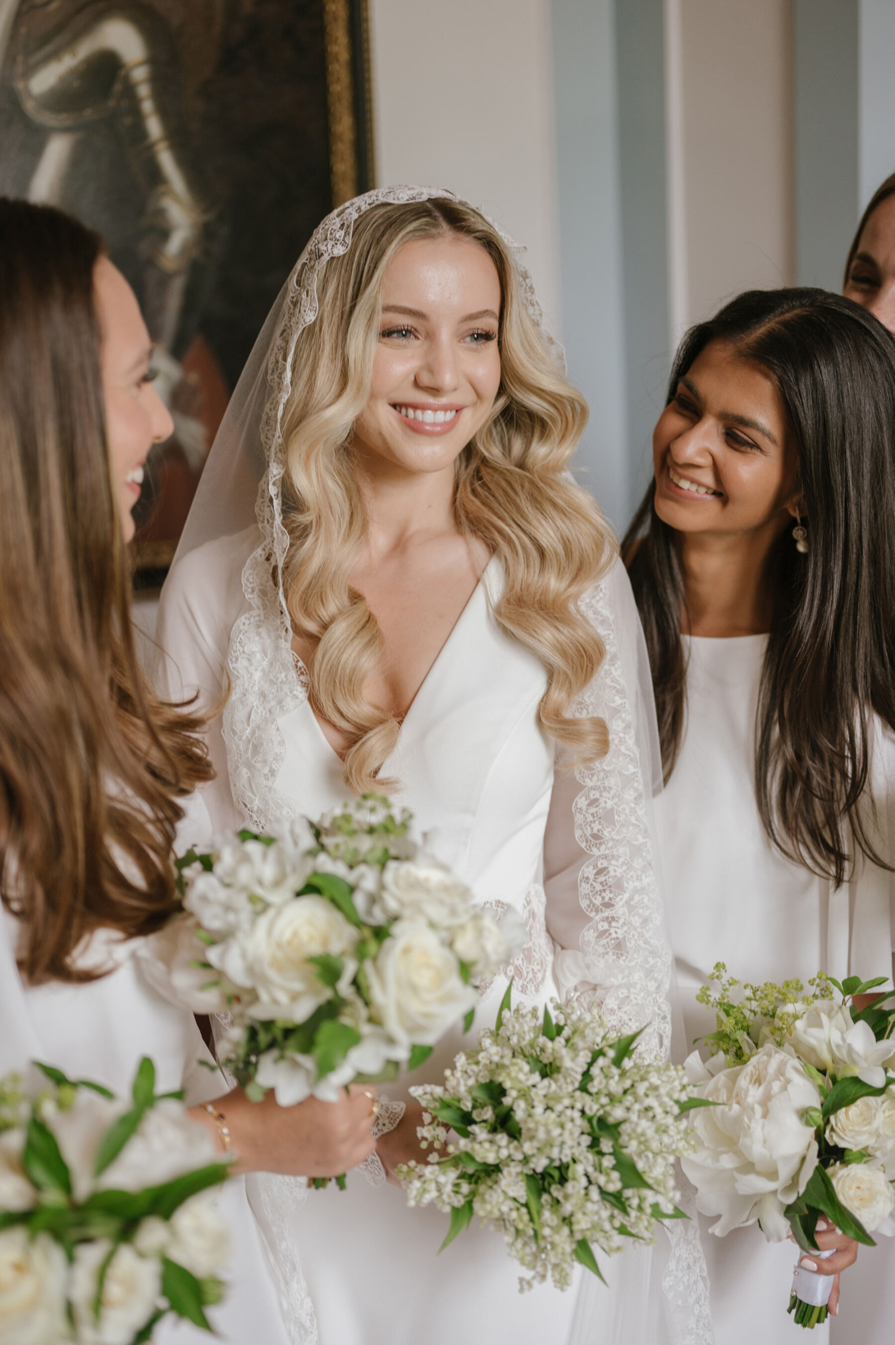 A Classy and Timeless Kew Gardens Wedding for Caroline in a Rosa Clara Bridal Gown & Mantilla Veil 10 Kew Gardens wedding Dominique Bader Photography 32