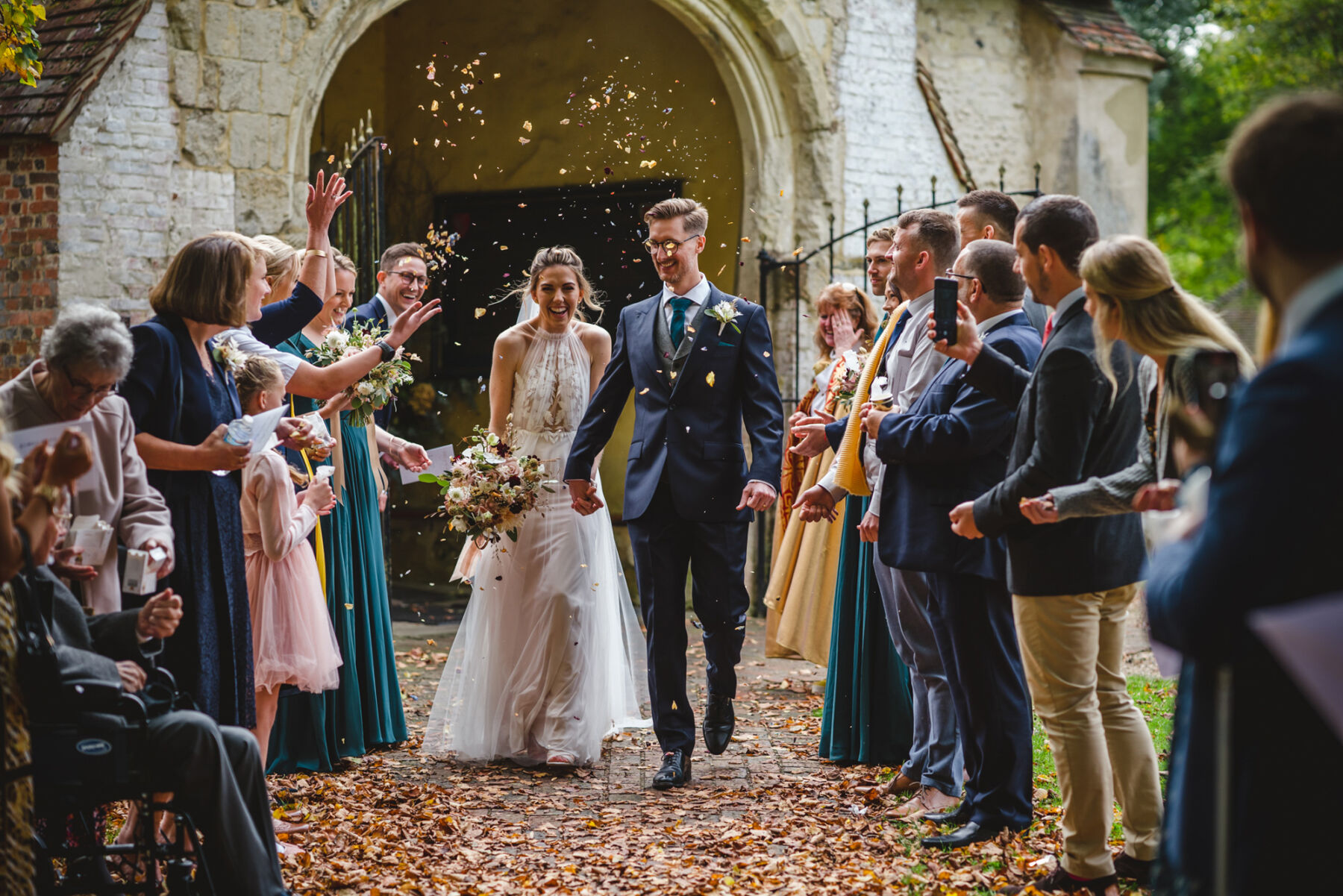 An Anna Kara Dress for a Relaxed and Sentimental Wedding at Millbridge Court in Hampshire 19 Millbridge Court wedding Anna Kara bride 121