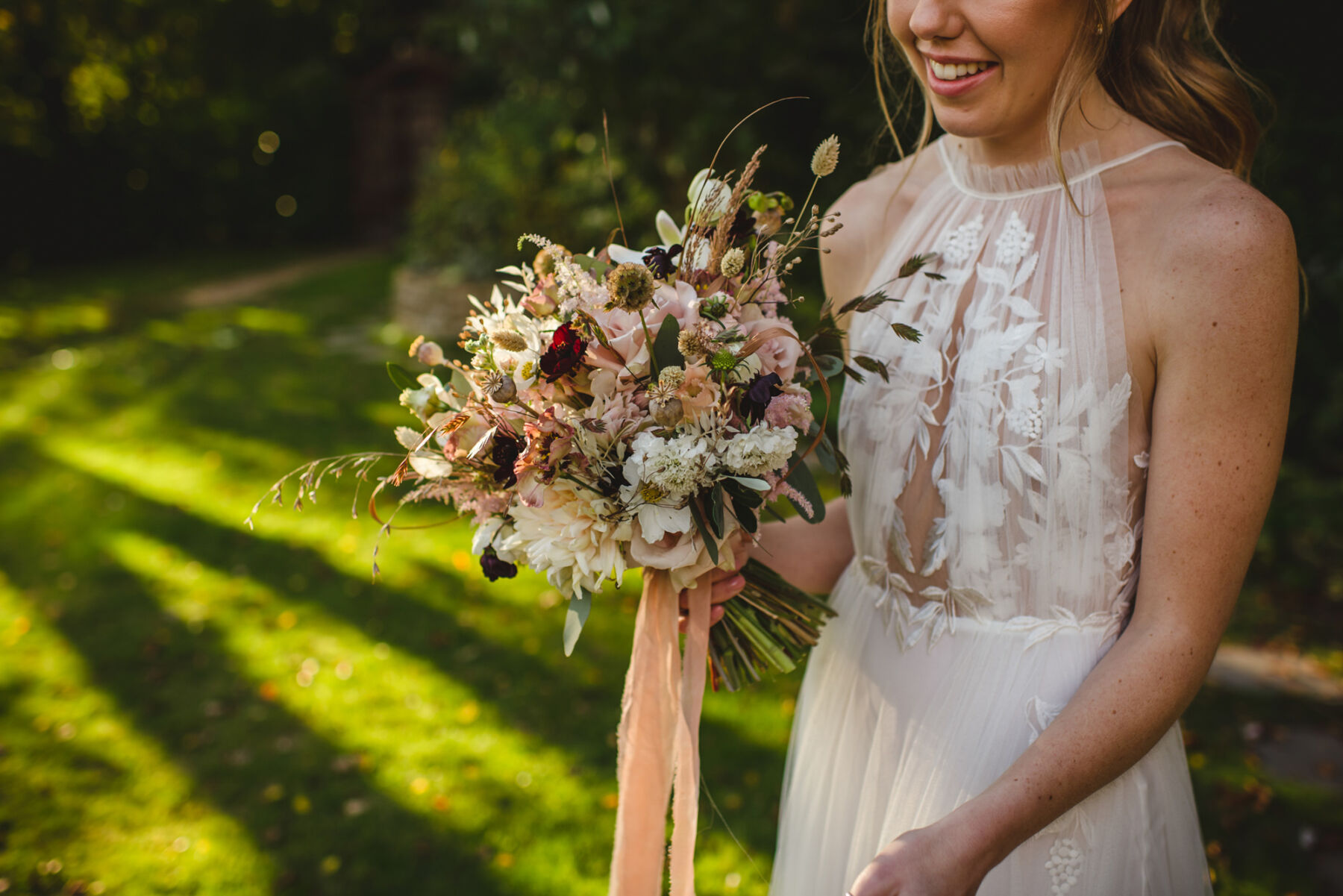 An Anna Kara Dress for a Relaxed and Sentimental Wedding at Millbridge Court in Hampshire 19 Millbridge Court wedding Anna Kara bride 69