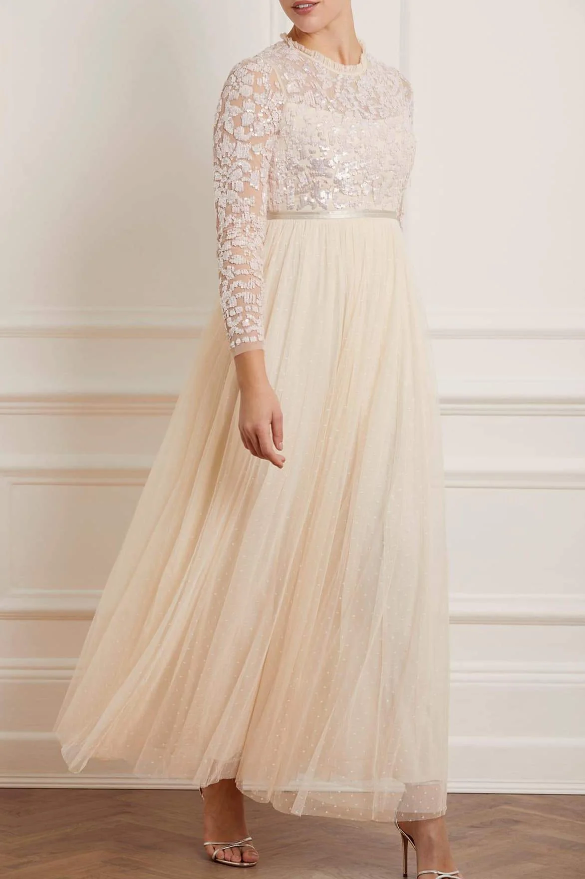 Needle Thread tulle maxi dress