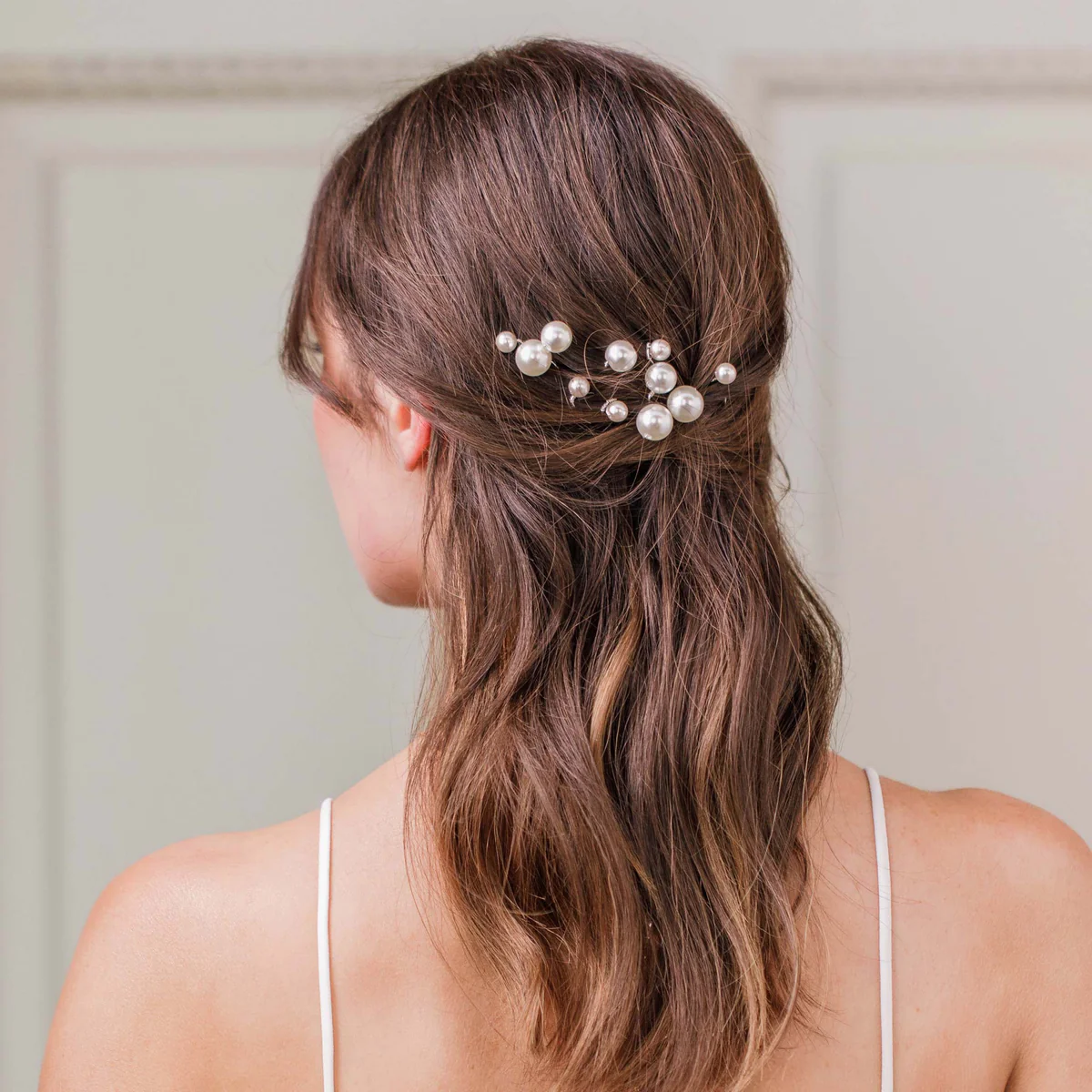 Britten pearl wedding hair pins