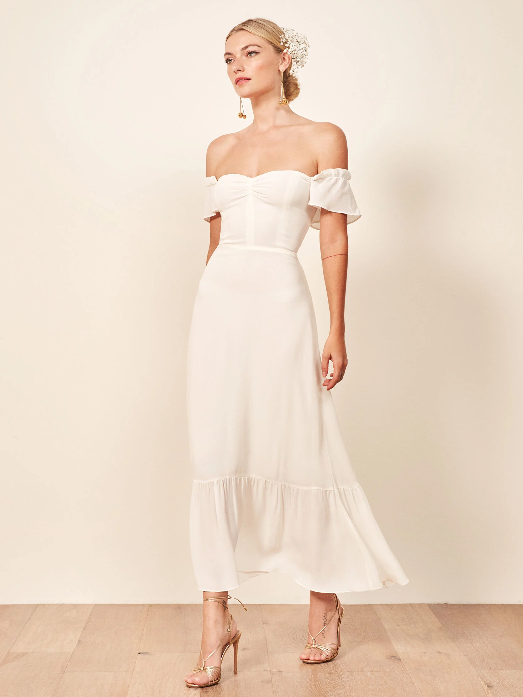 Reformation Butterfly wedding dress