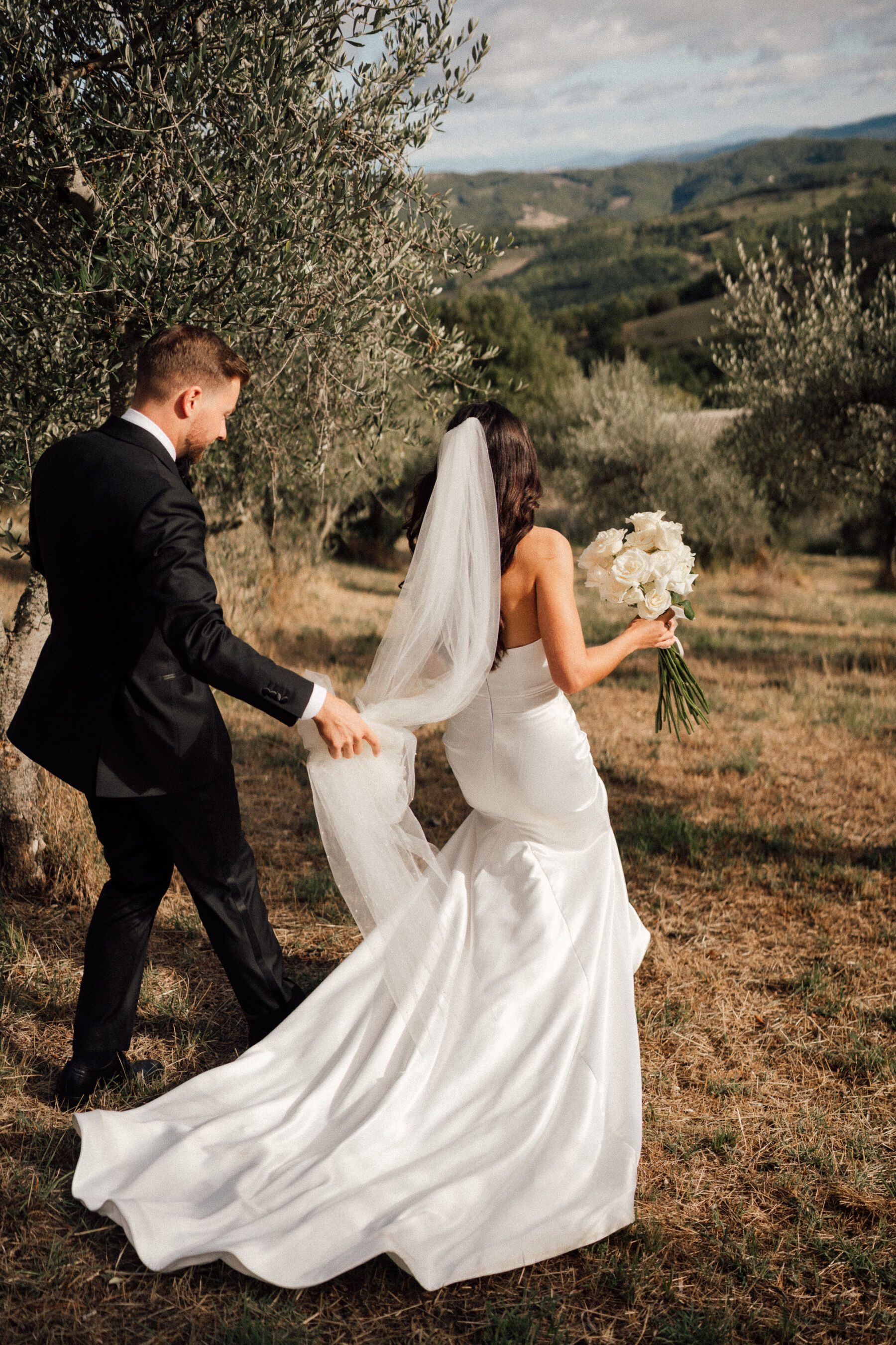 A Figure Hugging Dress by Viero for a Classy Italian Destination Wedding 26 Viero Wedding Dress Italian Destination Wedding 95