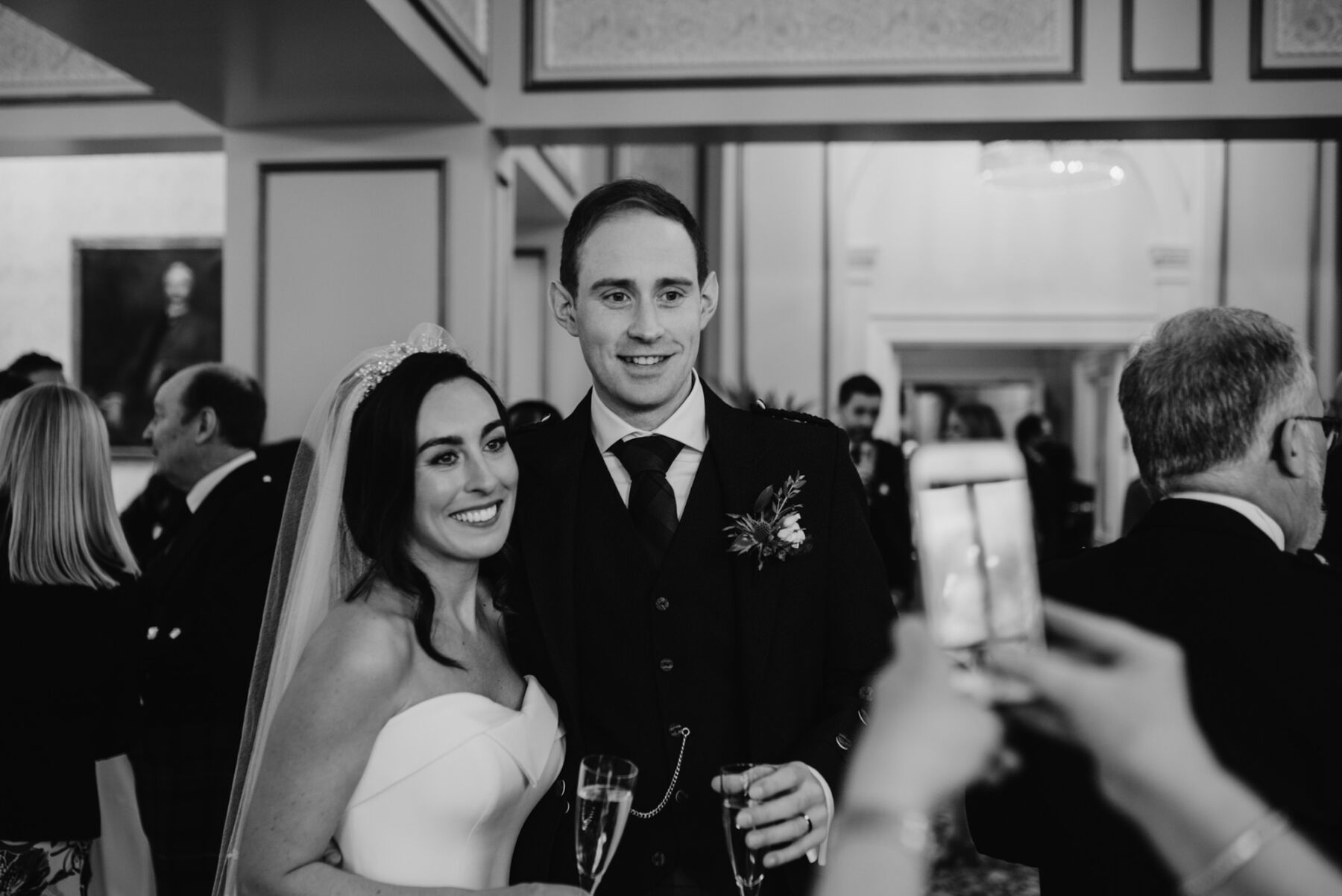 A Modern & Minimalist Phillipa Lepley Bridal Gown for her Classy & Elegant Spring Wedding at The Gleneagles Hotel 32 131 Phillipa Lepley Bride Gleneagles Hotel Wedding