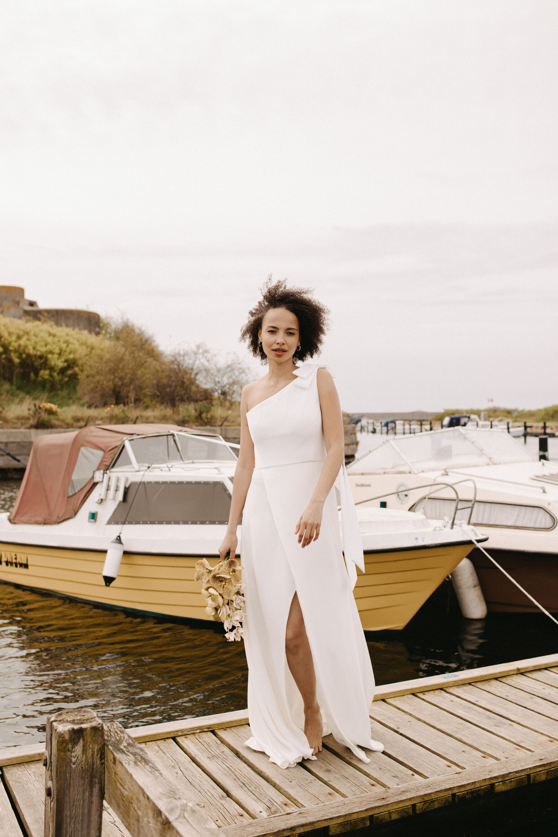 2 Andrea Hawkes Malone Pura Collection Sustainable Minimalist Wedding Dresses