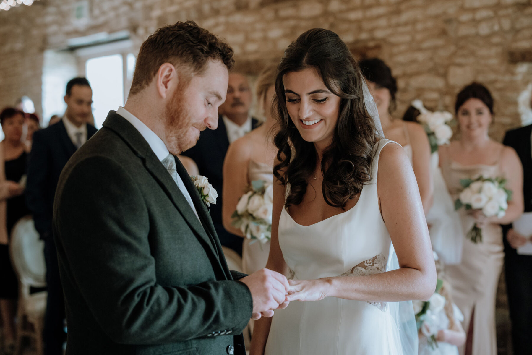 Sophie in Rime Arodaky for her Elegant Caswell House Wedding in The Cotswolds 21 34 Caswell House wedding Rime Arodaky Gown