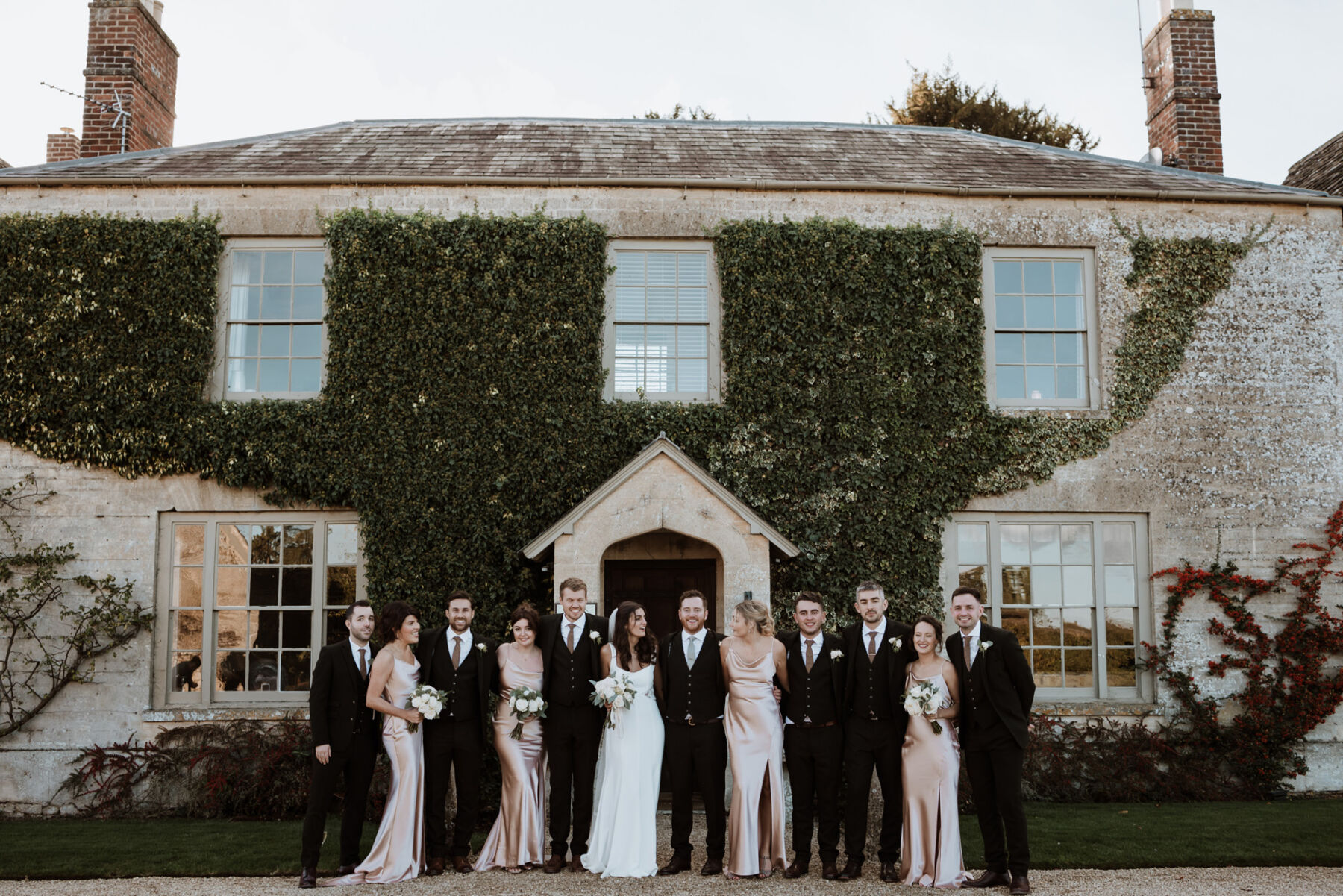 Sophie in Rime Arodaky for her Elegant Caswell House Wedding in The Cotswolds 19 47 Caswell House wedding Rime Arodaky Gown