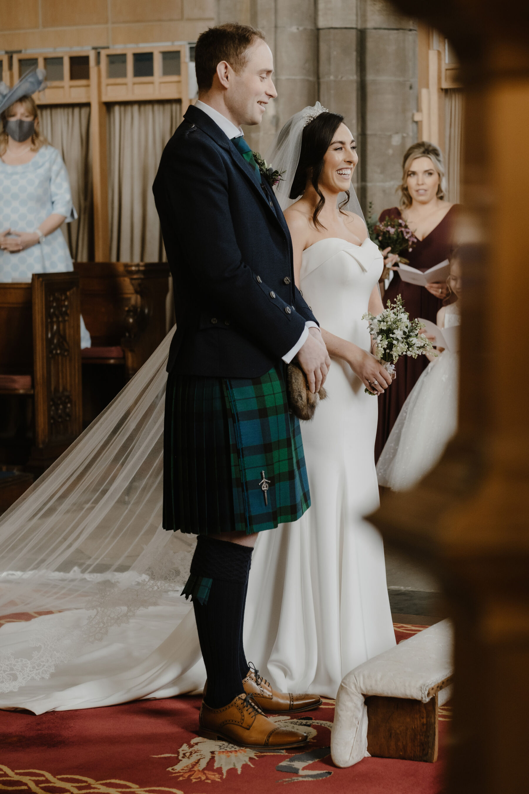 A Modern & Minimalist Phillipa Lepley Bridal Gown for her Classy & Elegant Spring Wedding at The Gleneagles Hotel 19 65 Phillipa Lepley Bride Gleneagles Hotel Wedding